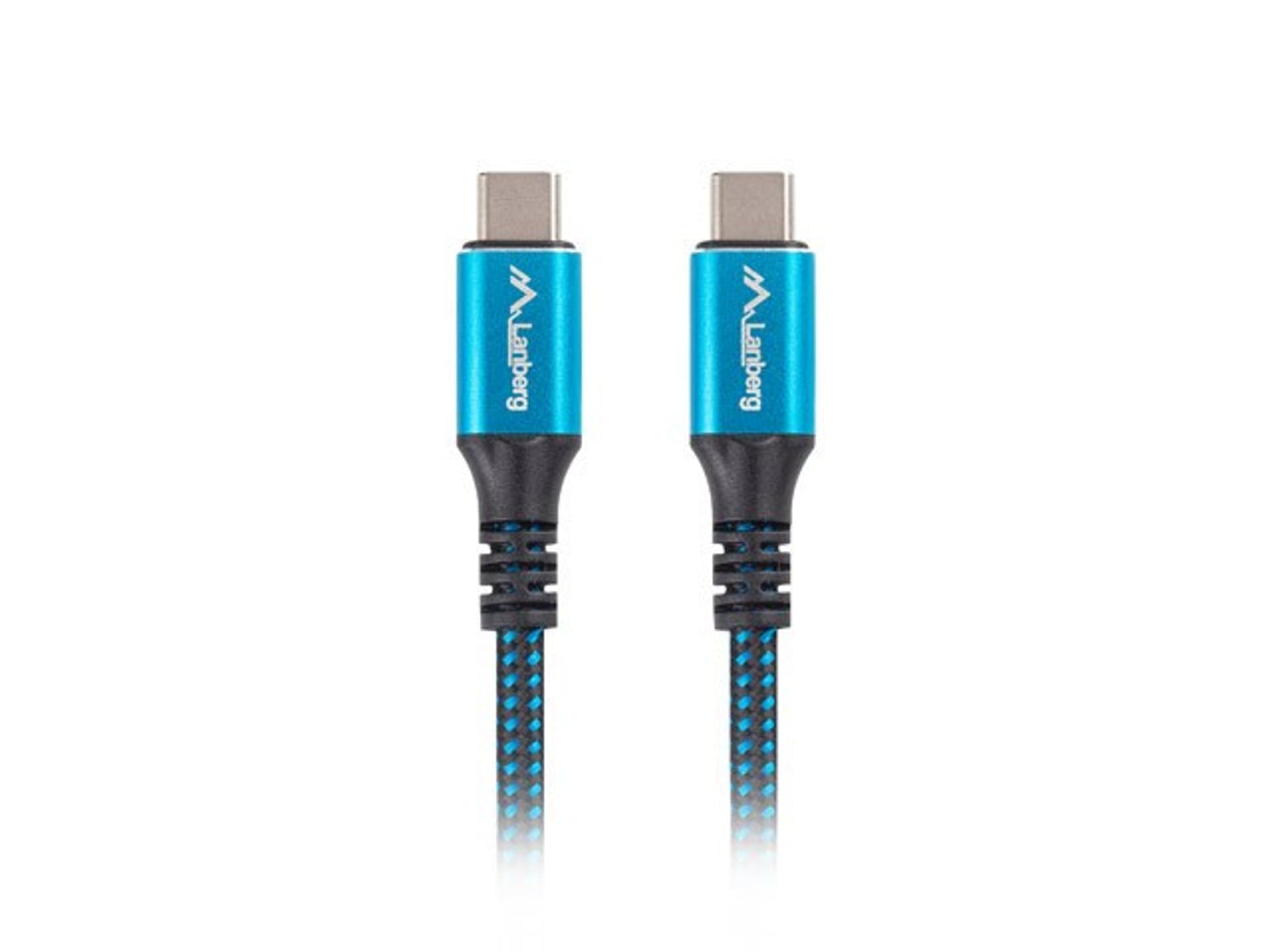 

LANBERG KABEL USB-C M/M 4.0 0.5M 100W 8K 30HZ CA-CMCM-45CU-0005-BK