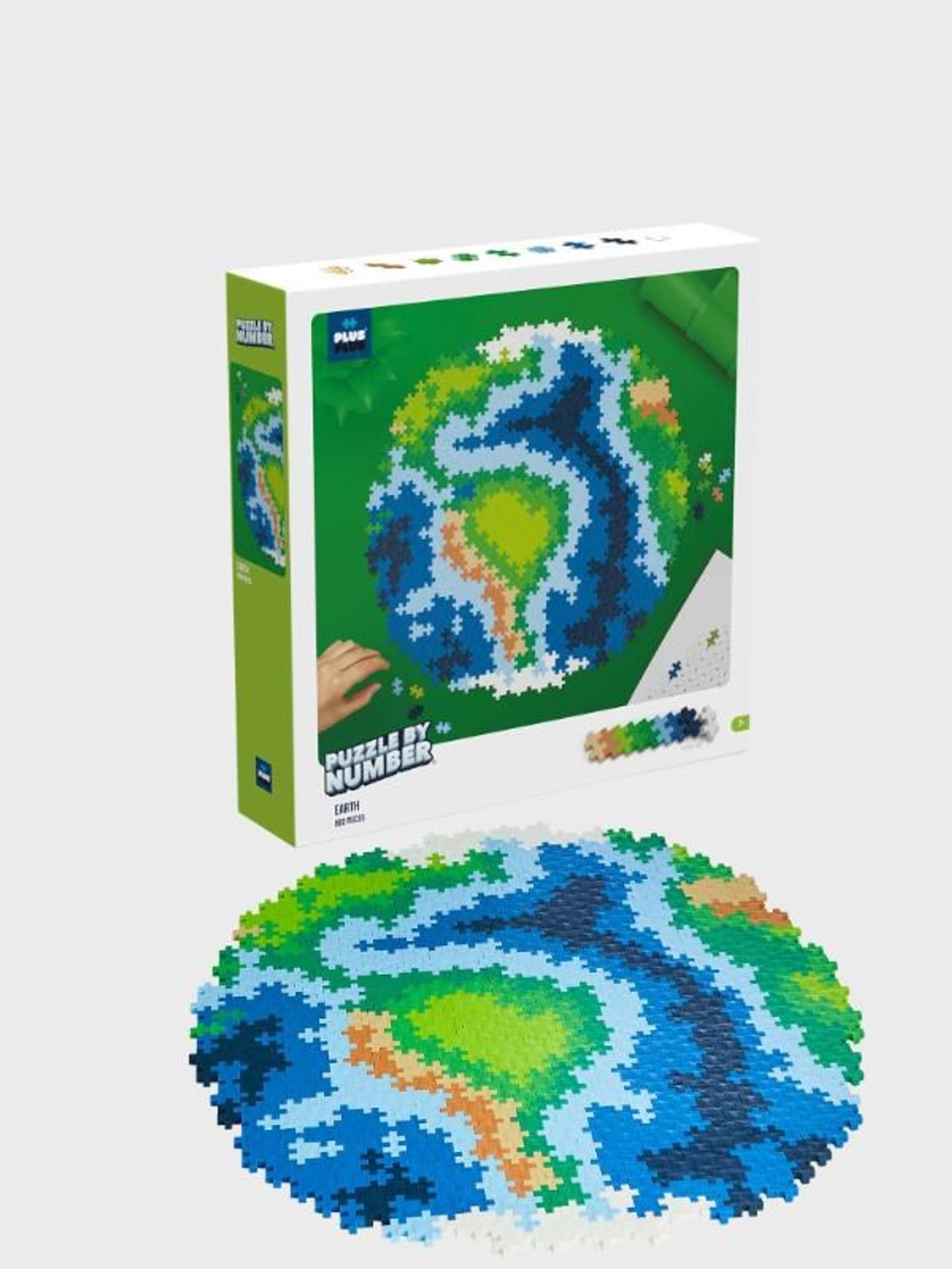 

Plus-Plus Puzzle By Number Ziemia 800 Elementów