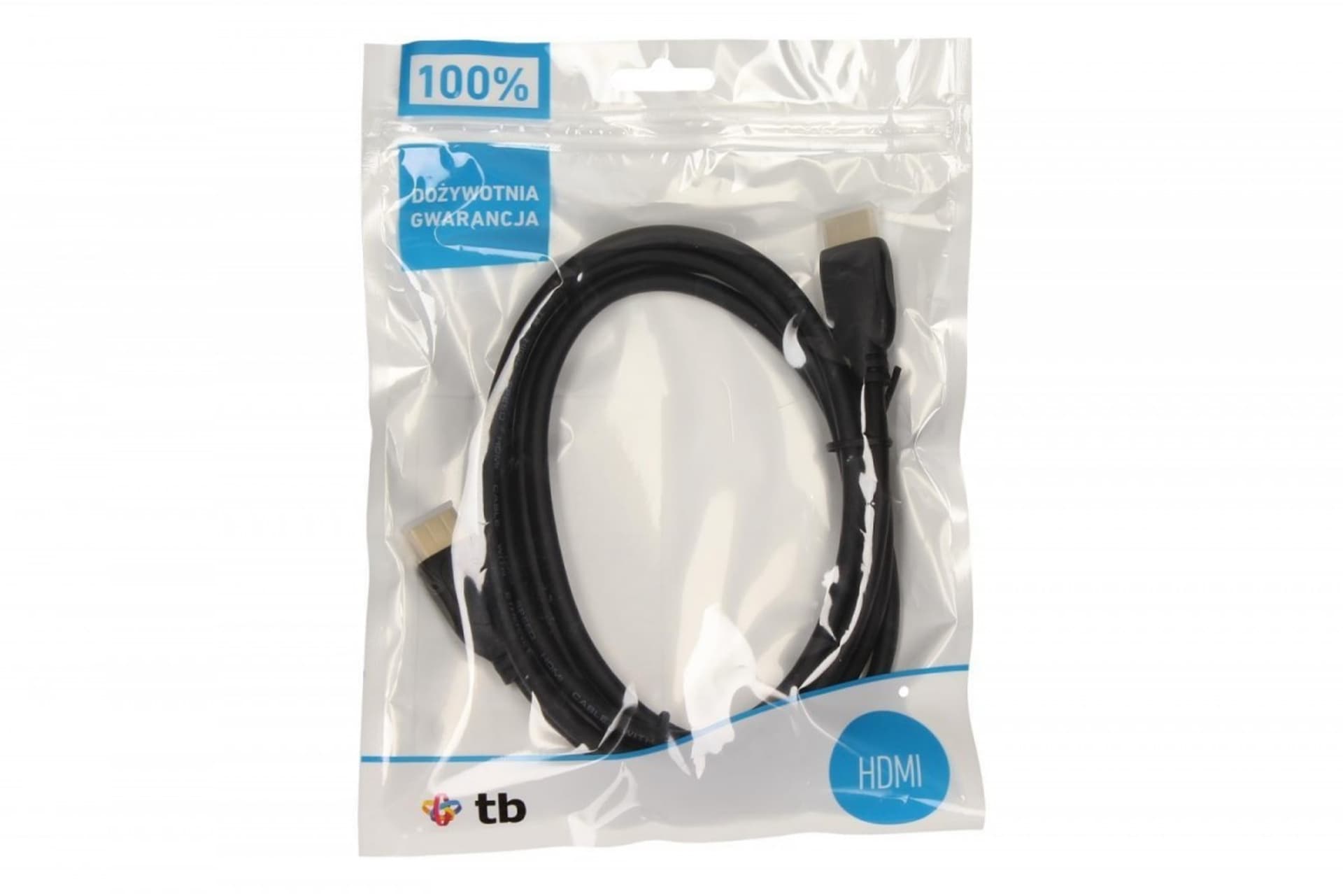 

Kabel HDMI 1.4 pozłacany 1m.