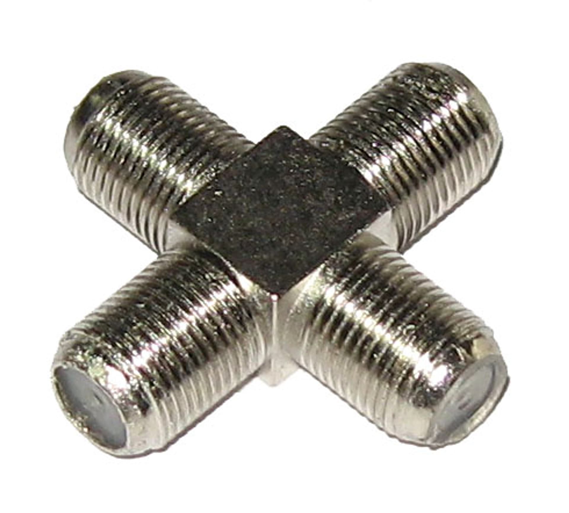

ZLA0369 Złącze czwórnik "F" 4 gniazda metal