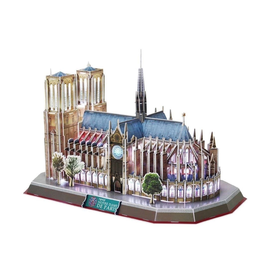 

Cubic Fun Puzzle 3D LED Katedra Notre Dame