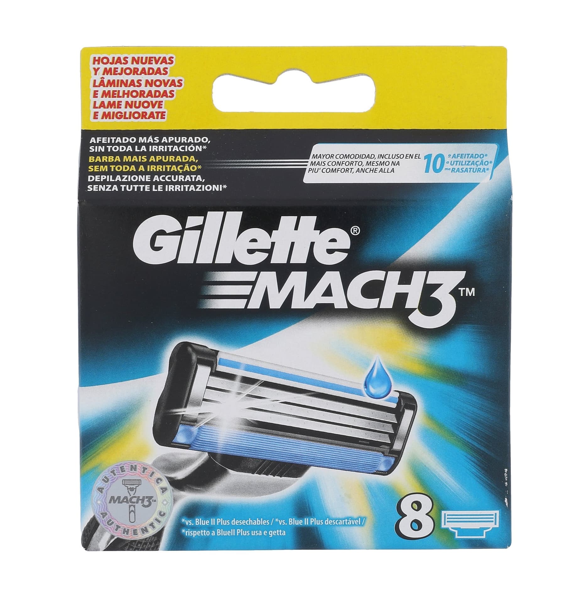 

Gillette Mach3 Wkład do maszynki 8 szt (M)