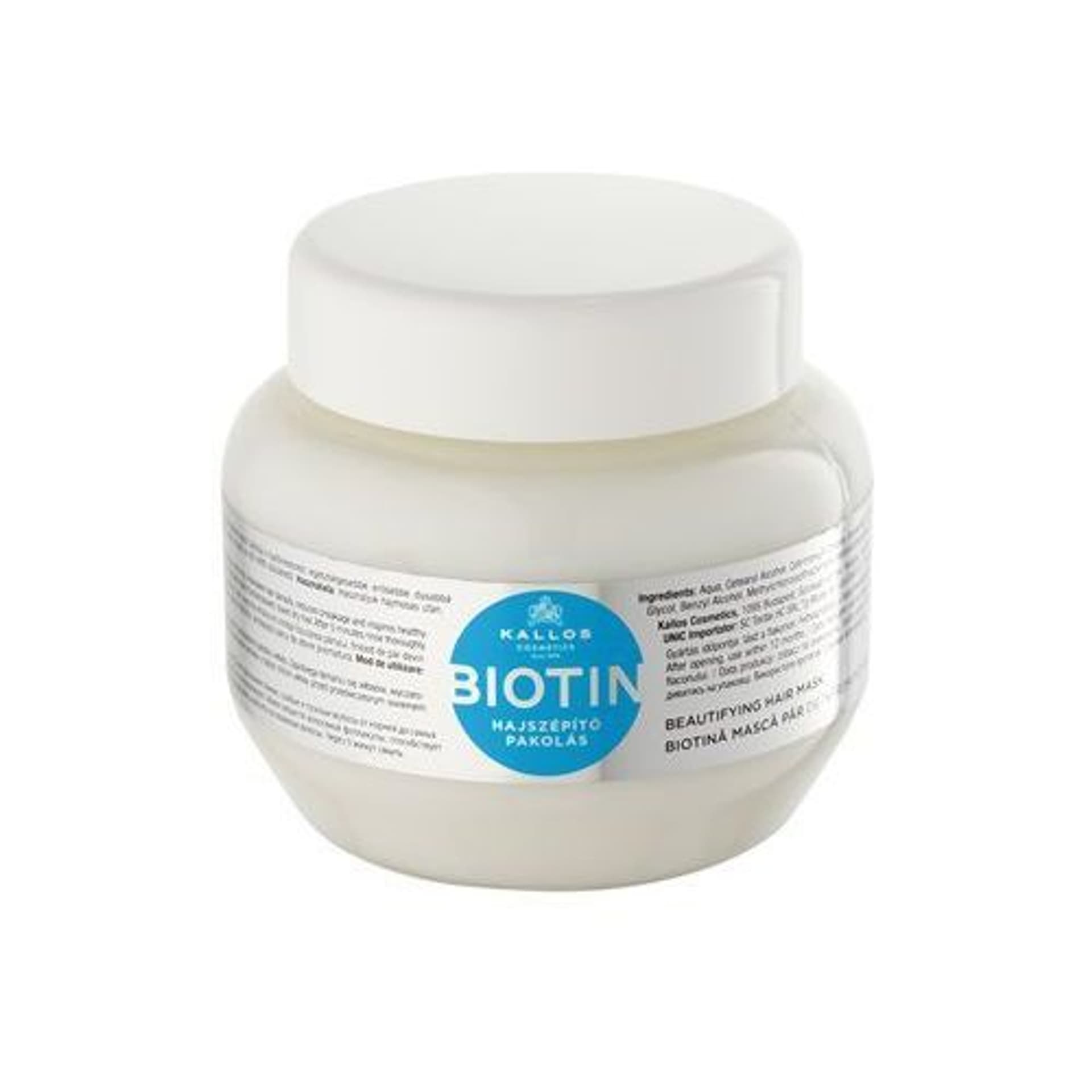 

Kallos Biotin Beautifying Hair Mask upiększająca maska do włosów słabych i pozbawionych blasku 275ml