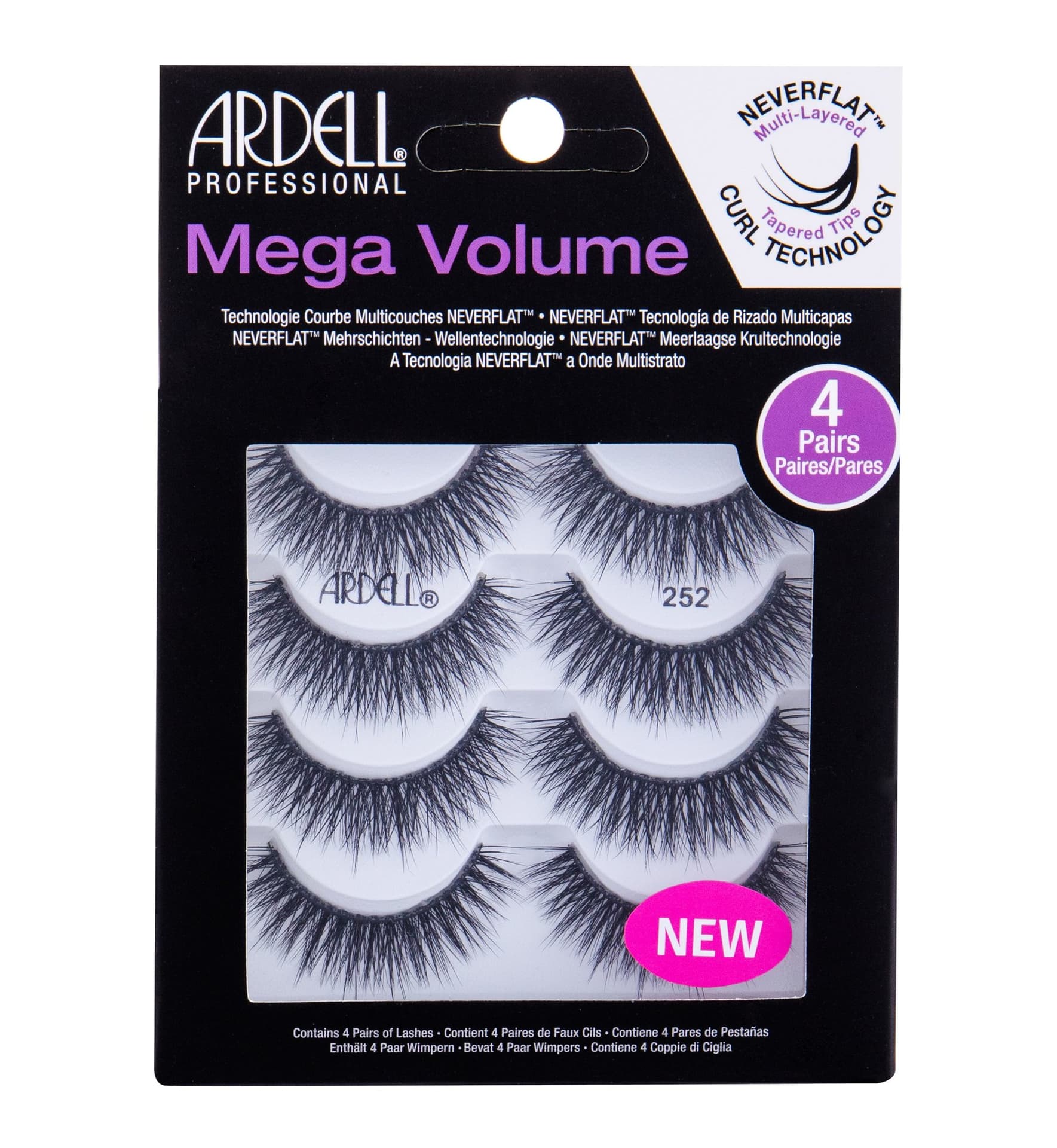 

Ardell Black 252 Mega Volume Sztuczne rzęsy 4 szt (W)