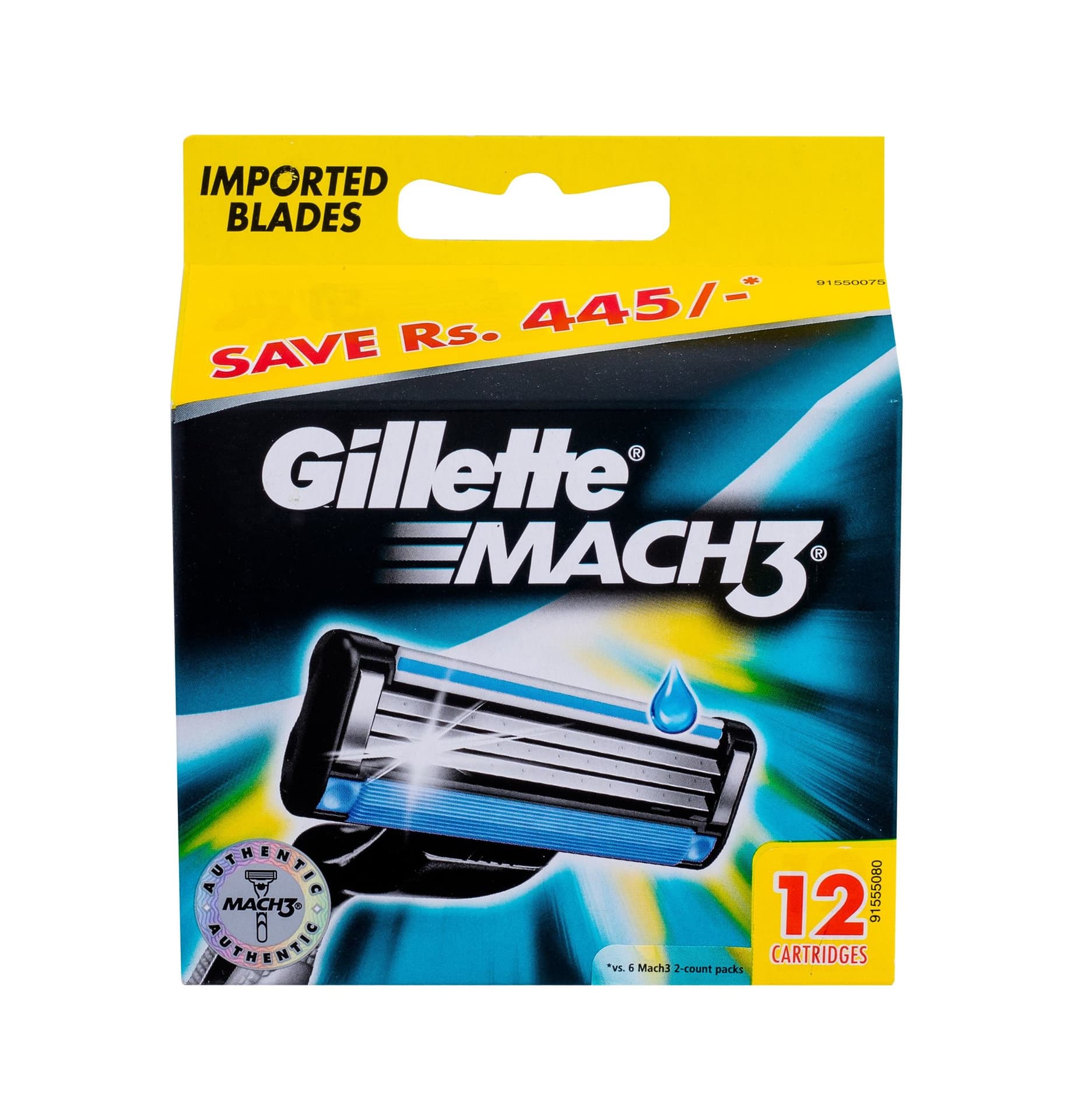 

Gillette Mach3 Wkład do maszynki 12 szt (M)
