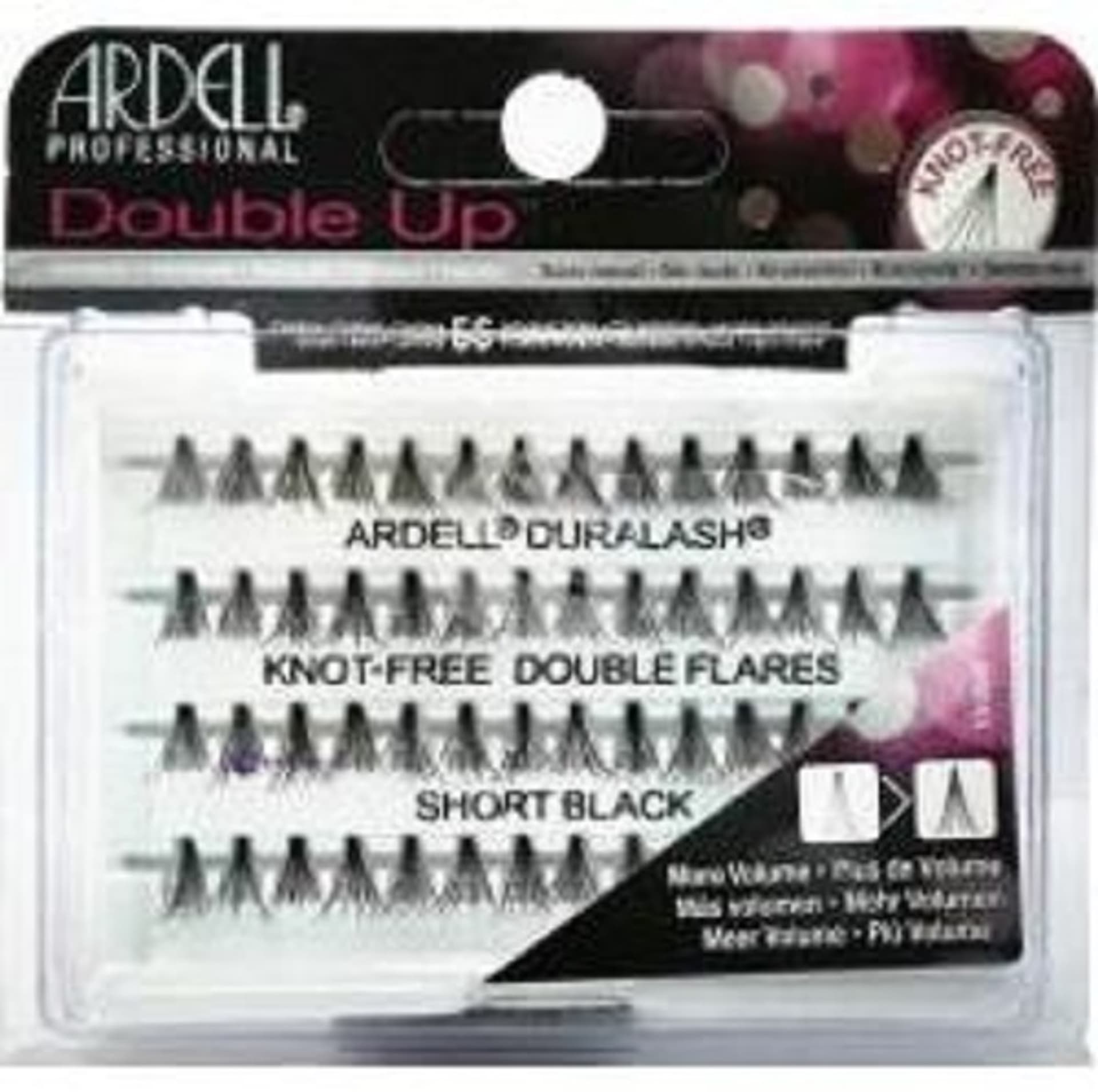 

Ardell Double Up zestaw 96 kępek rzęs Short Black