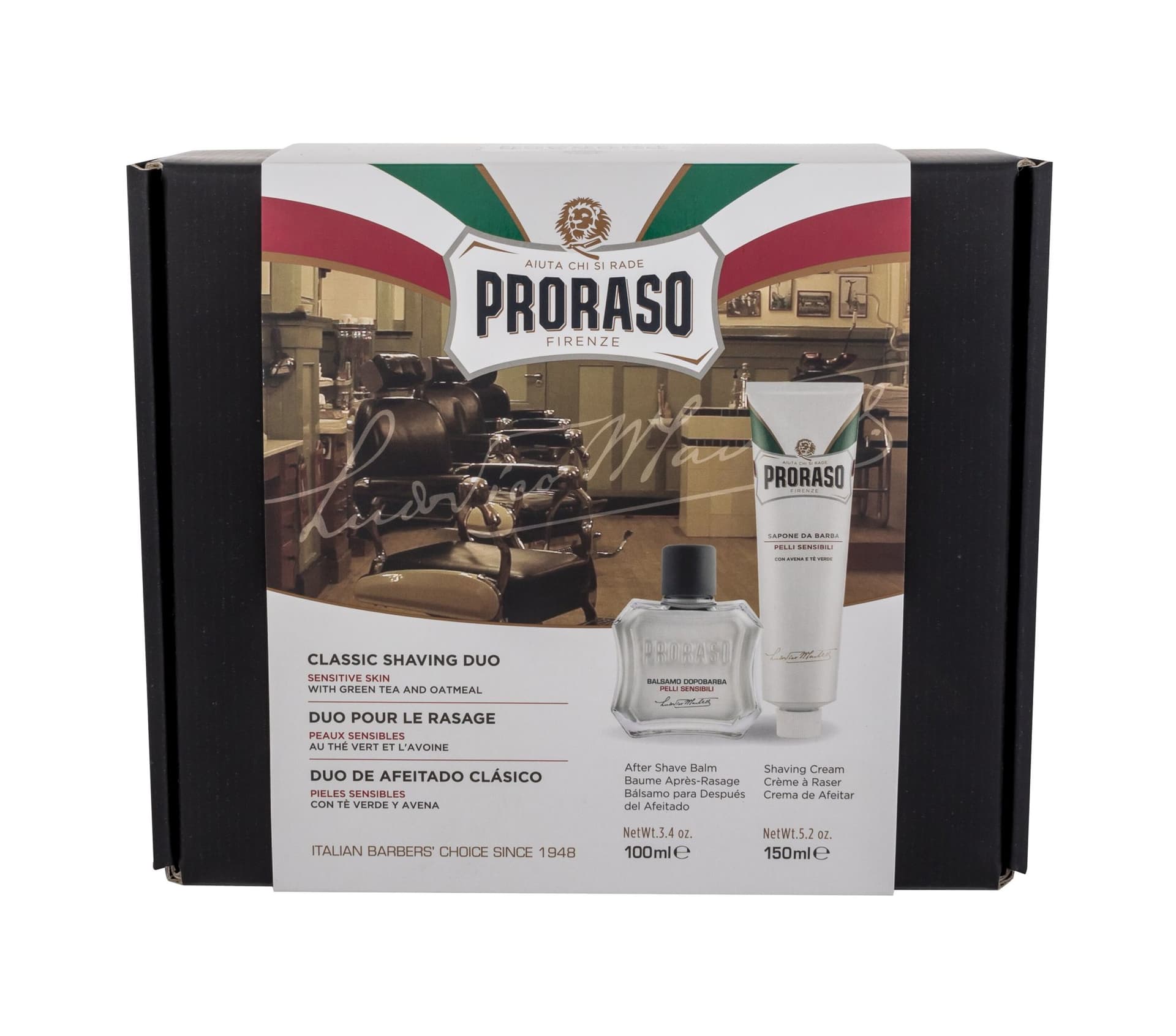 

PRORASO Classic Shaving Duo White Balsam po goleniu 100ml Balsam po goleniu 100ml + krem po goleniu 150ml (M)
