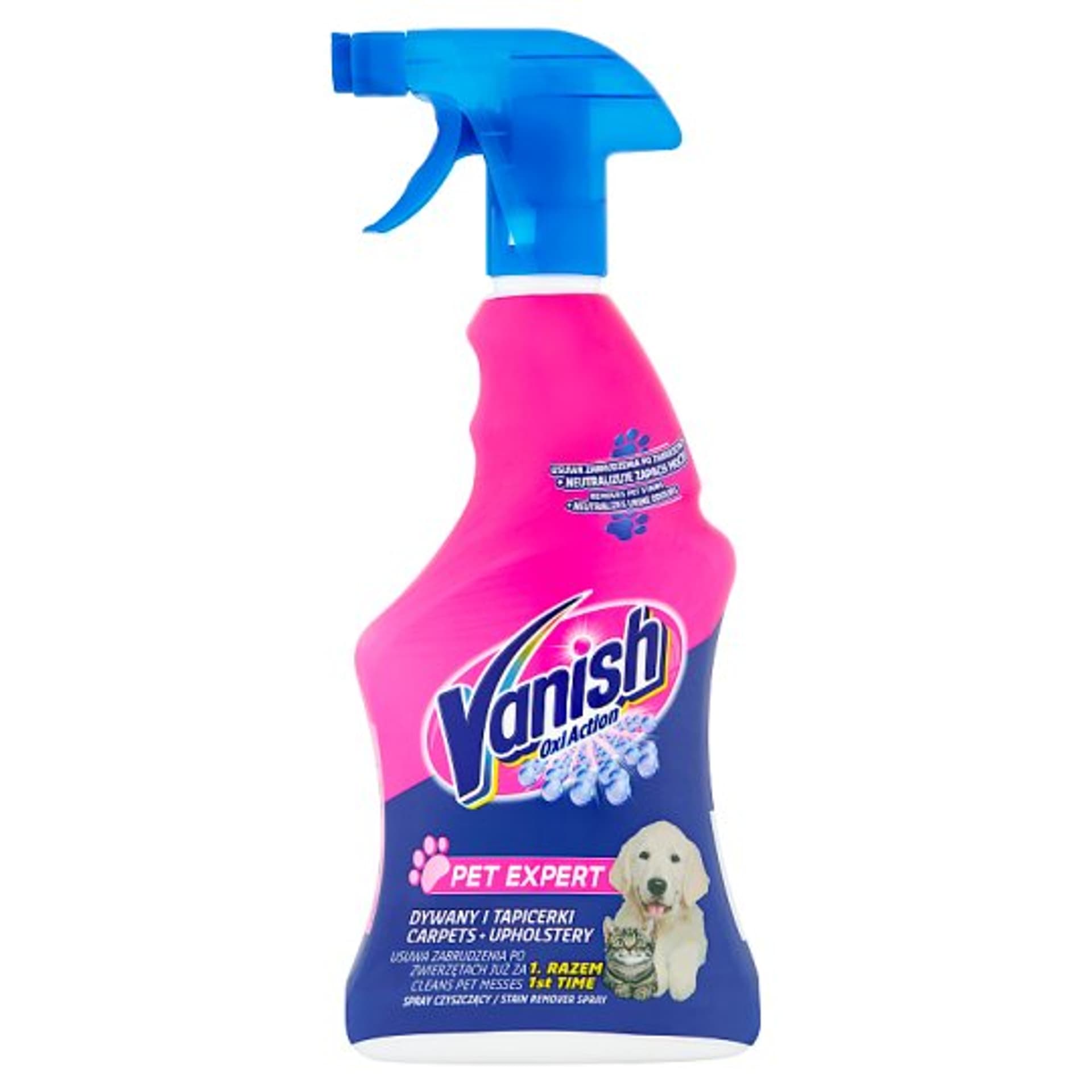 

Vanish Oxi Action Pet Expert spray czyszczący do dywanów i tapicerek 500ml
