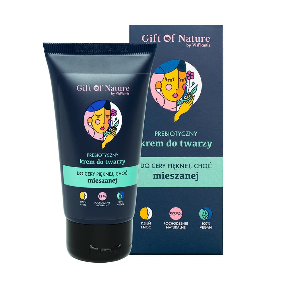 

Vis Plantis Gift Of Nature Prebiotyczny Krem do twarzy do cery mieszanej 50ml