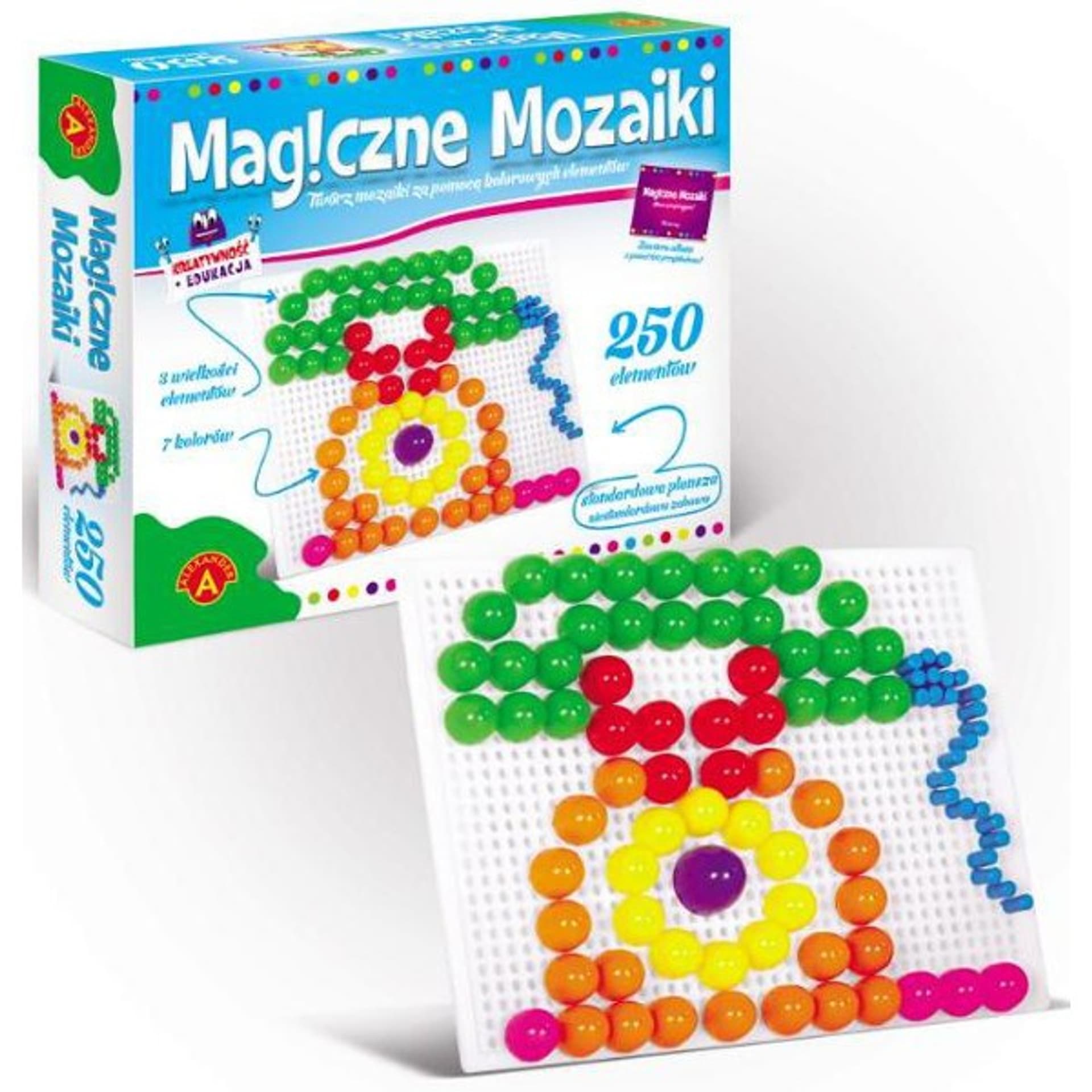 

MAGICZNE MOZAIKI 250 ELEMENTÓW