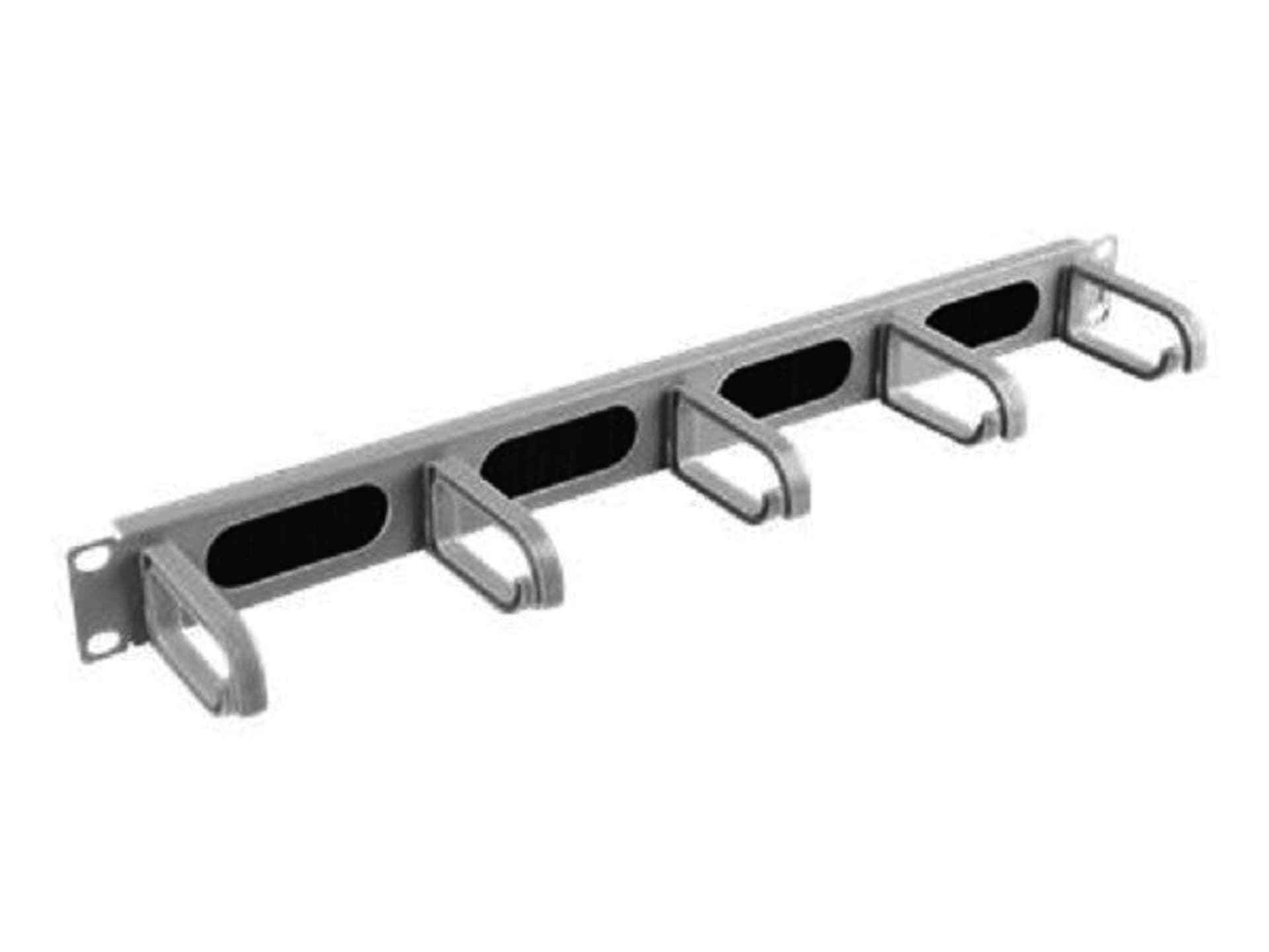 

Organizer kabli 19'' 1U Panel szczotkowany Typ B szary