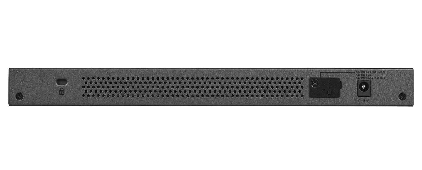 

Netgear GS116LP-100EUS 16PT POE/POE+GIGABIT UNMANAG