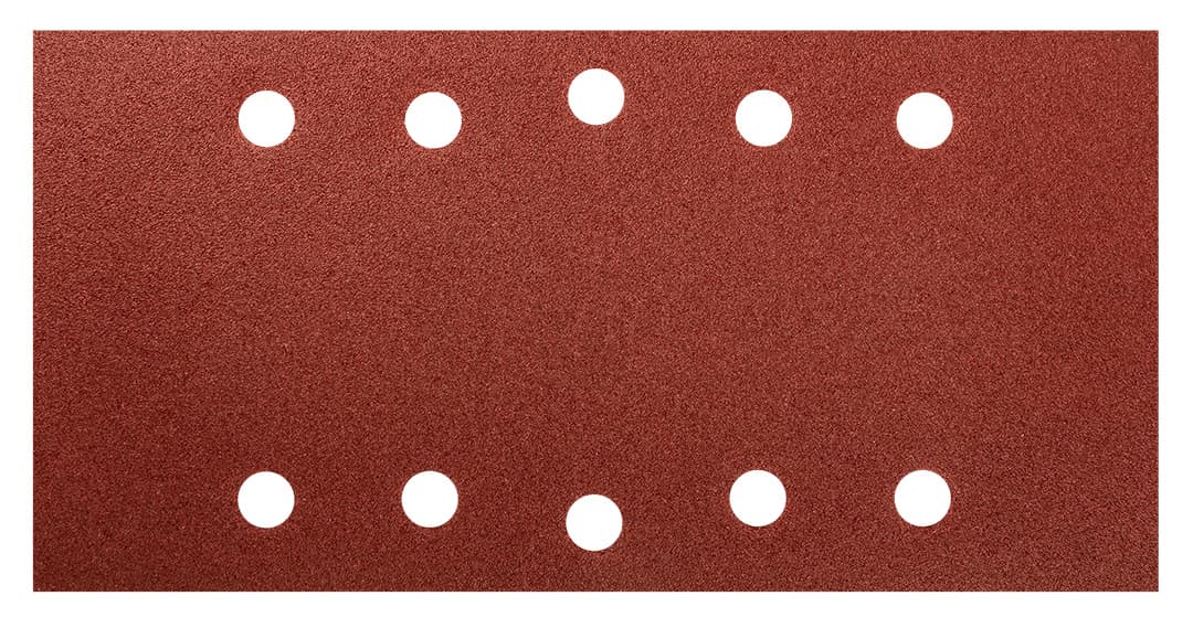 

Papier ścierny na rzep 115 x 230 mm, K120, 5 szt., z otworami