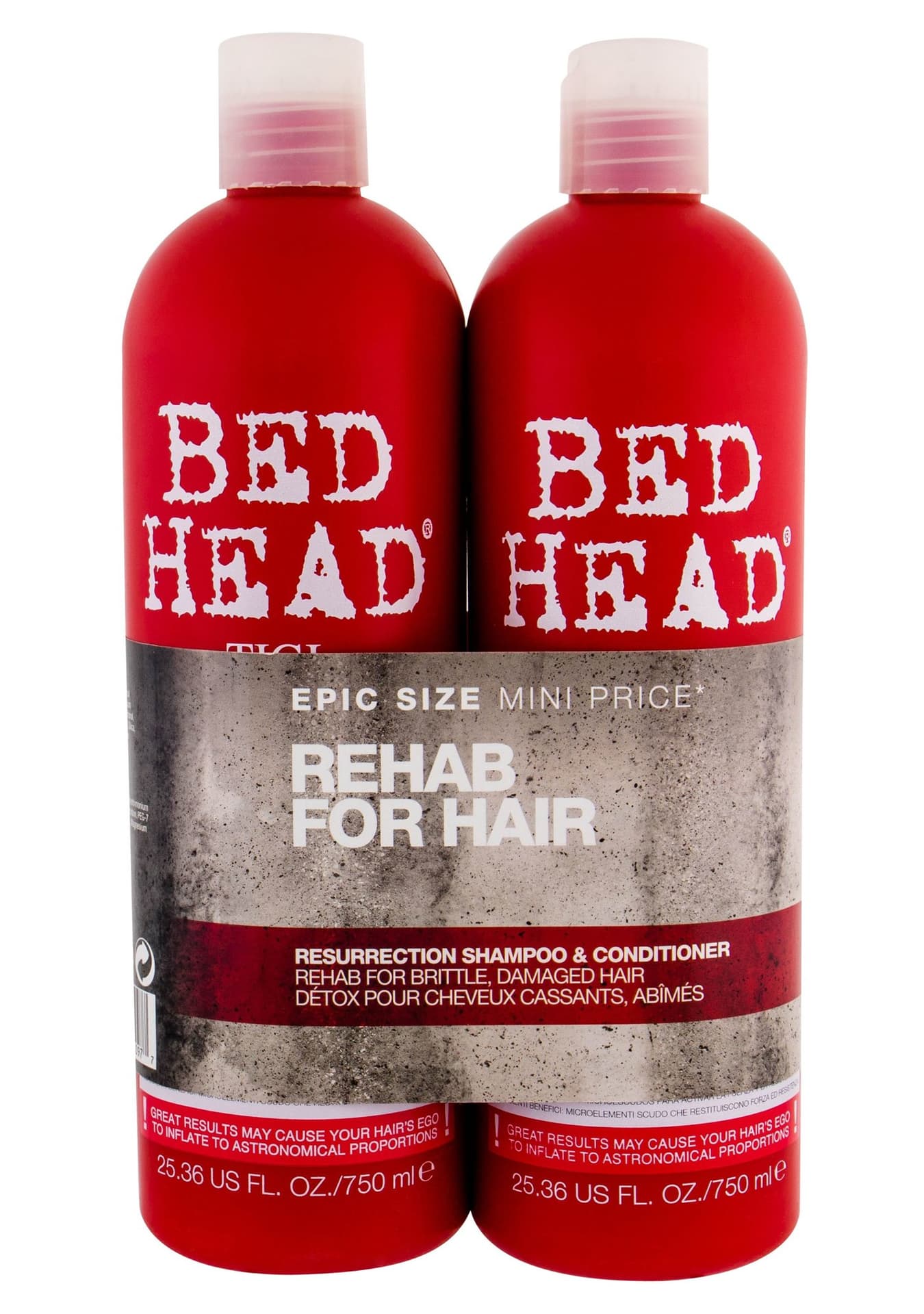 

Tigi Resurrection Bed Head Duo Kit Szampon do włosów 750ml 750ml Bed Head Resurrection Shampoo + 750ml Bed Head Resurrection Conditioner (W)