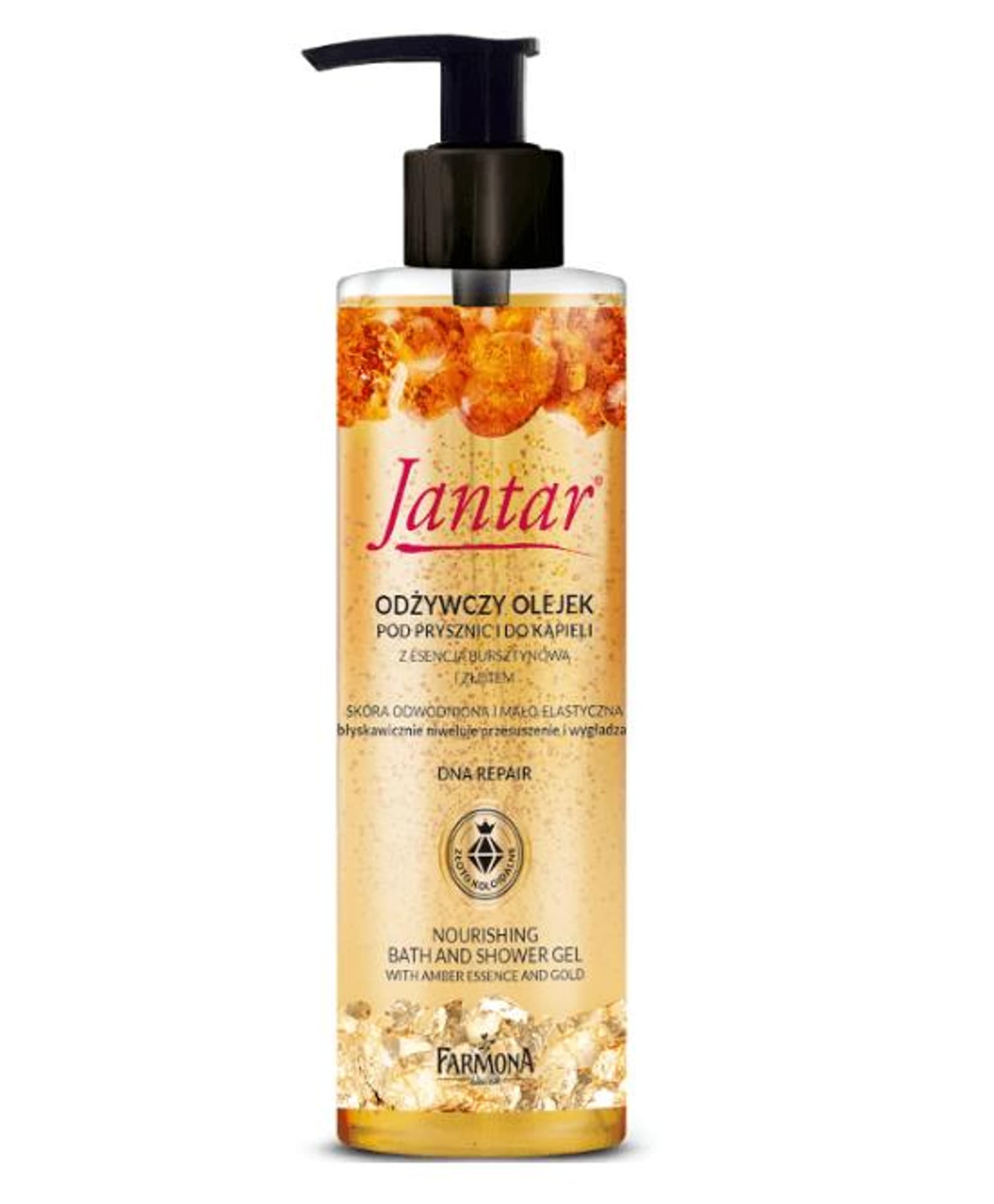 

Farmona Jantar DNA Repair Olejek pod prysznic i do kąpieli odżywczy ze złotem 400ml