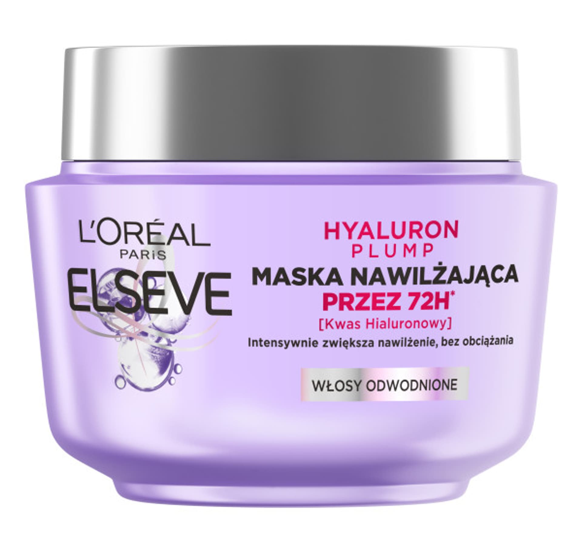 

Loreal Elseve Hyaluron Plump Maska nawilżająca (przez 72H) do włosów odwodnionych 300ml