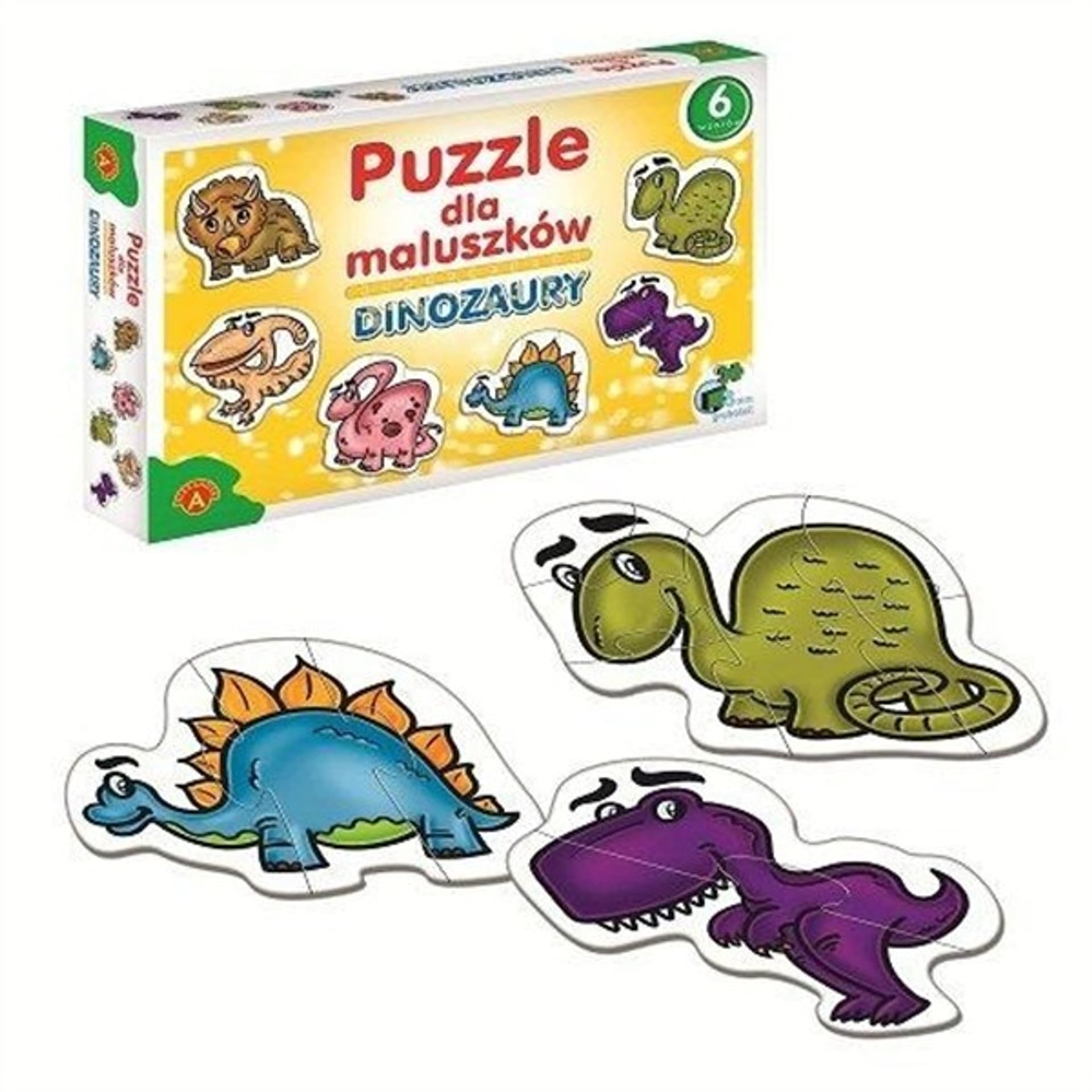 

Puzzle dla Maluszków - Dinozaury 27 Elementów
