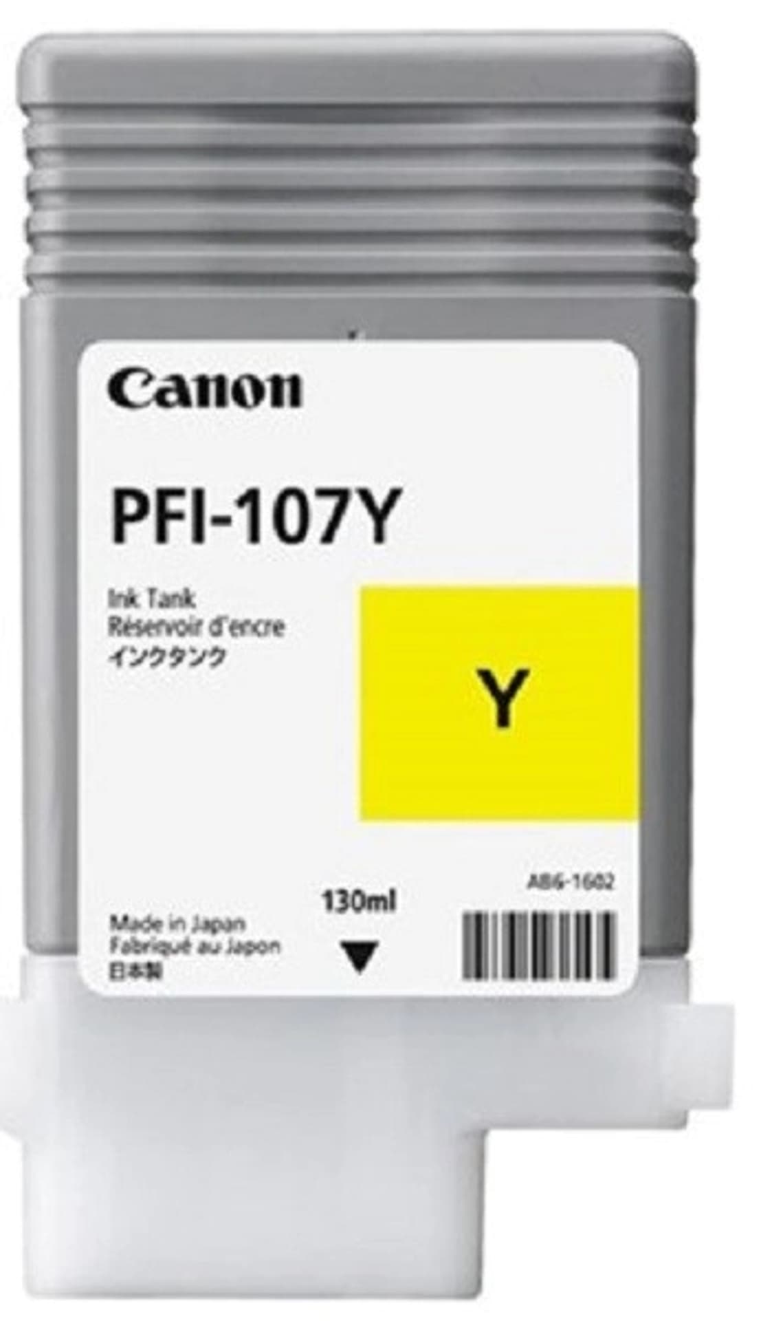 

Canon PFI-107 6708B001 Ink Cartridge, Yellow, 130 ml