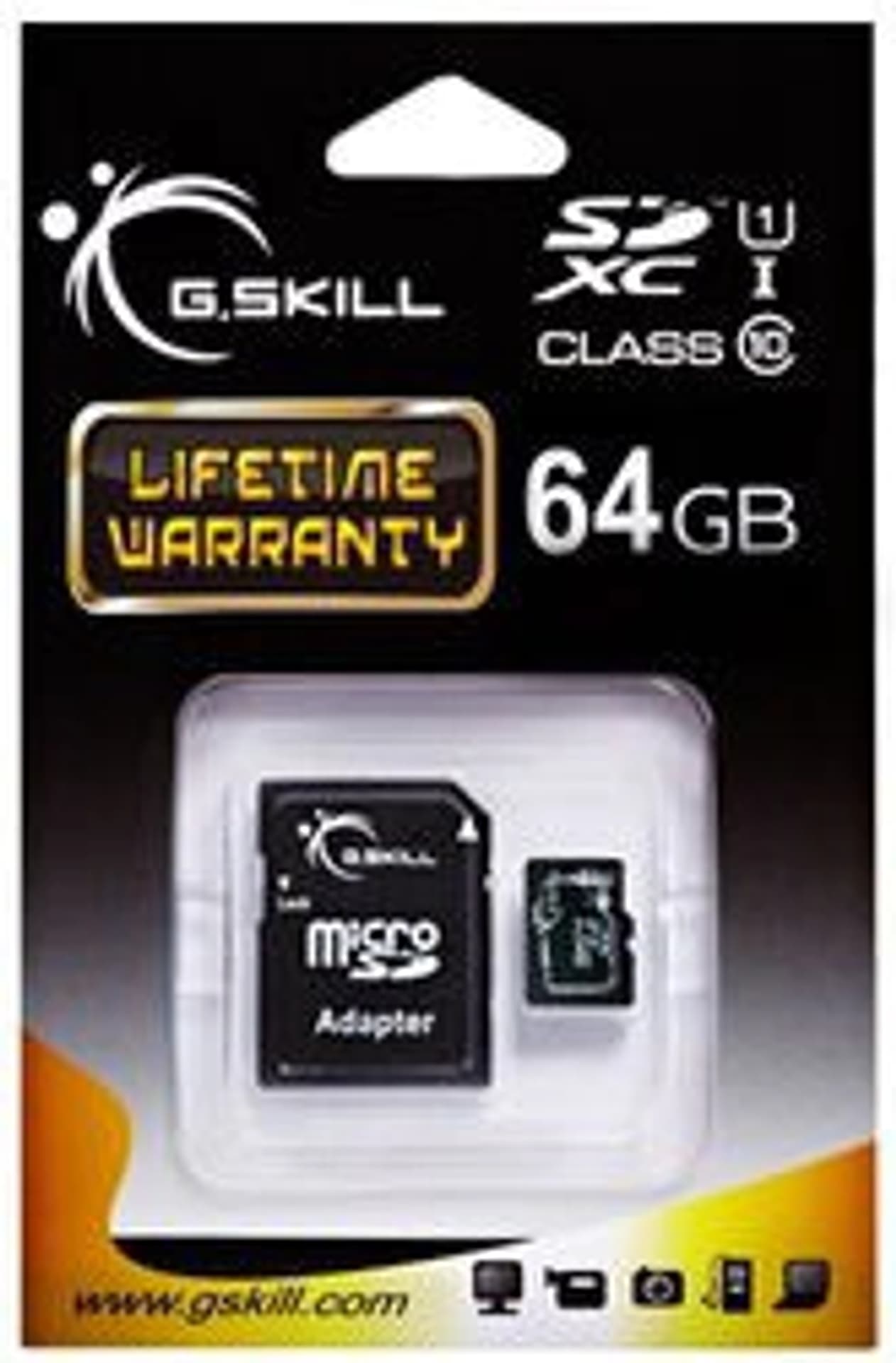 

Karta pamięci G.SKILL SDXC 64 GB Adapter SD
