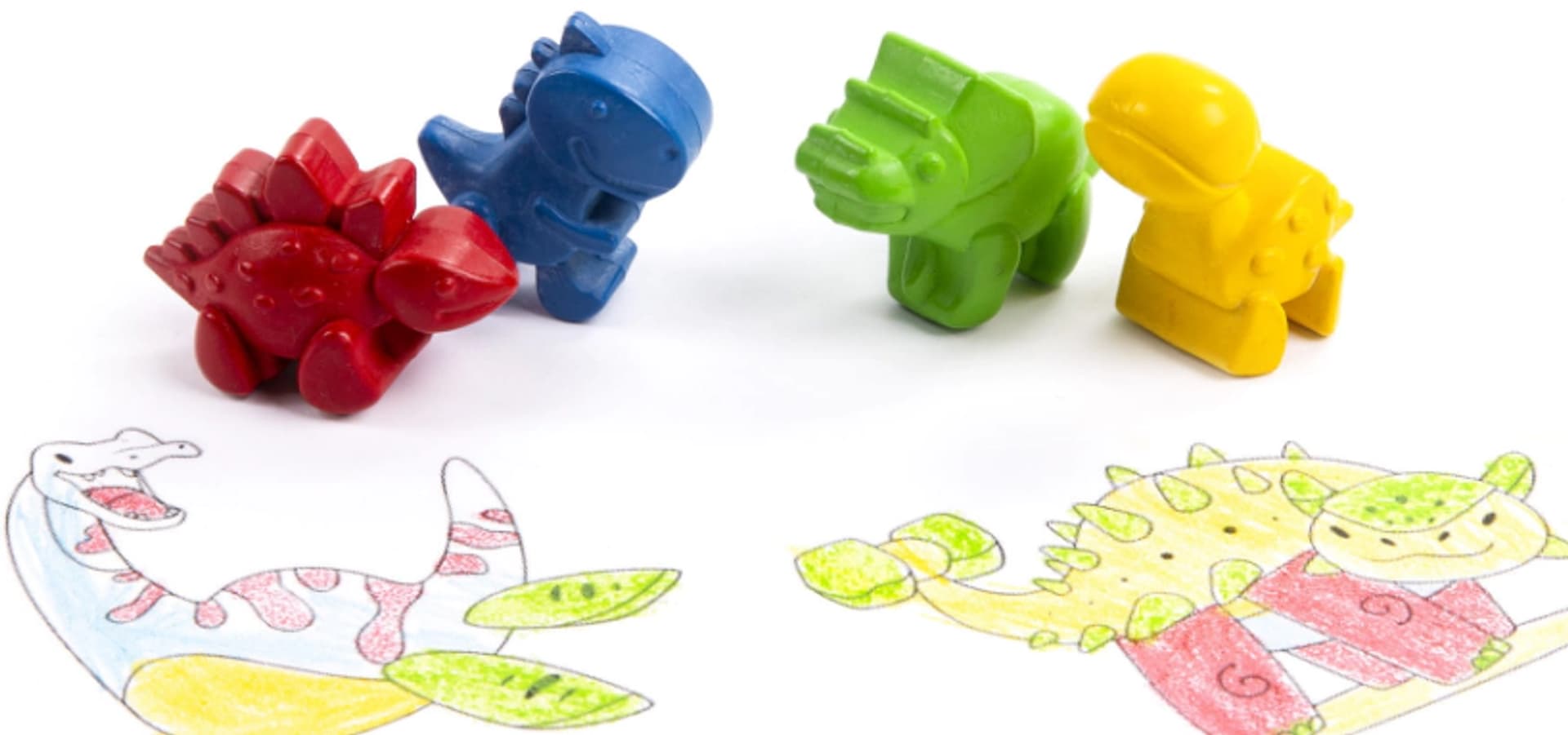 

KREDKI DLA MALUCHA do nauki rysowania DINOZAURY