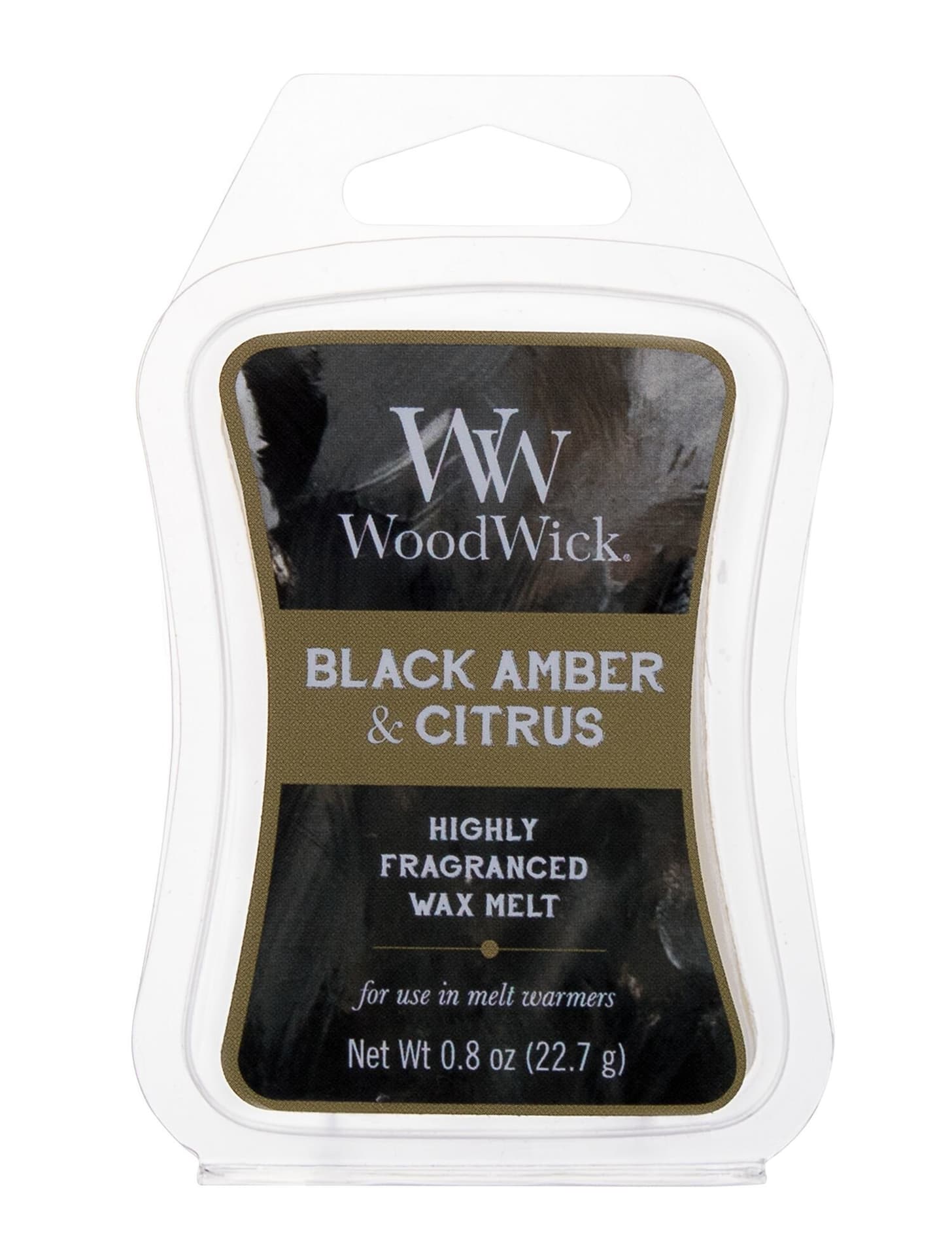 

WoodWick Black Amber Citrus Zapachowy wosk 22,7g (U)