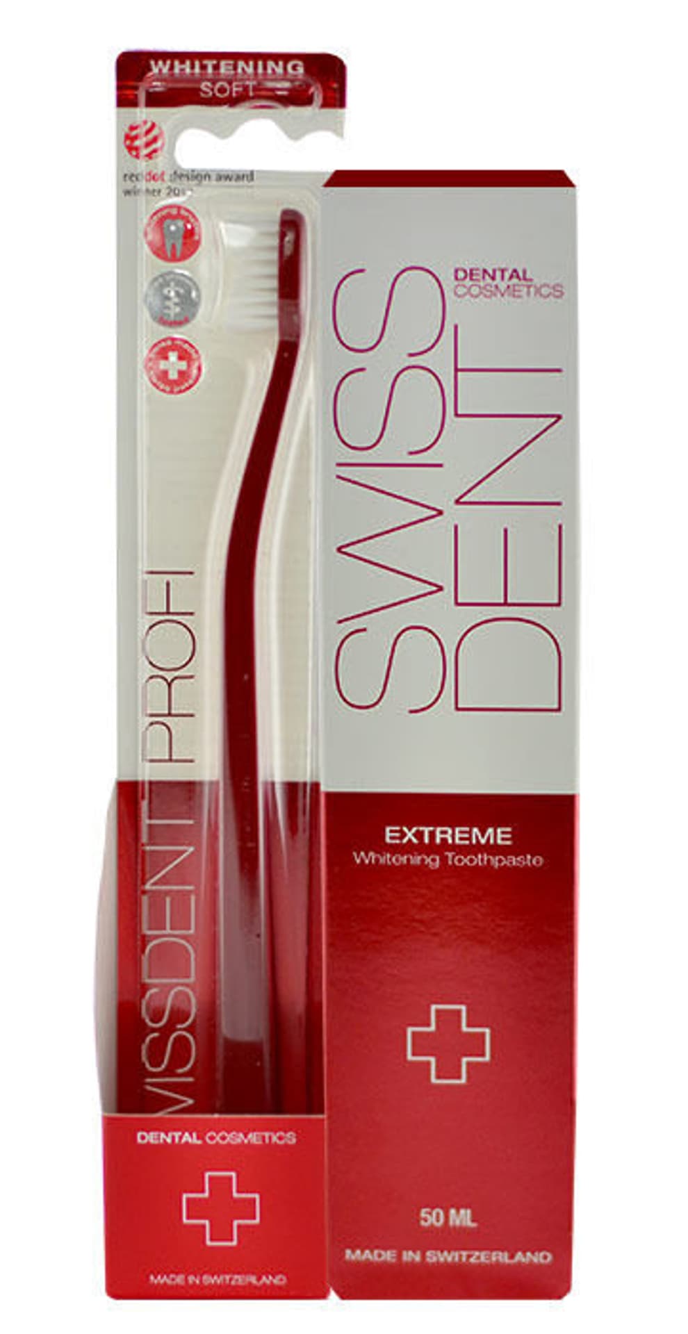 

Swissdent Whitening Extreme Pasta do zębów 50ml 50ml Extreme Whitening Toothpaste + Whitening Soft Toothbrush (U)