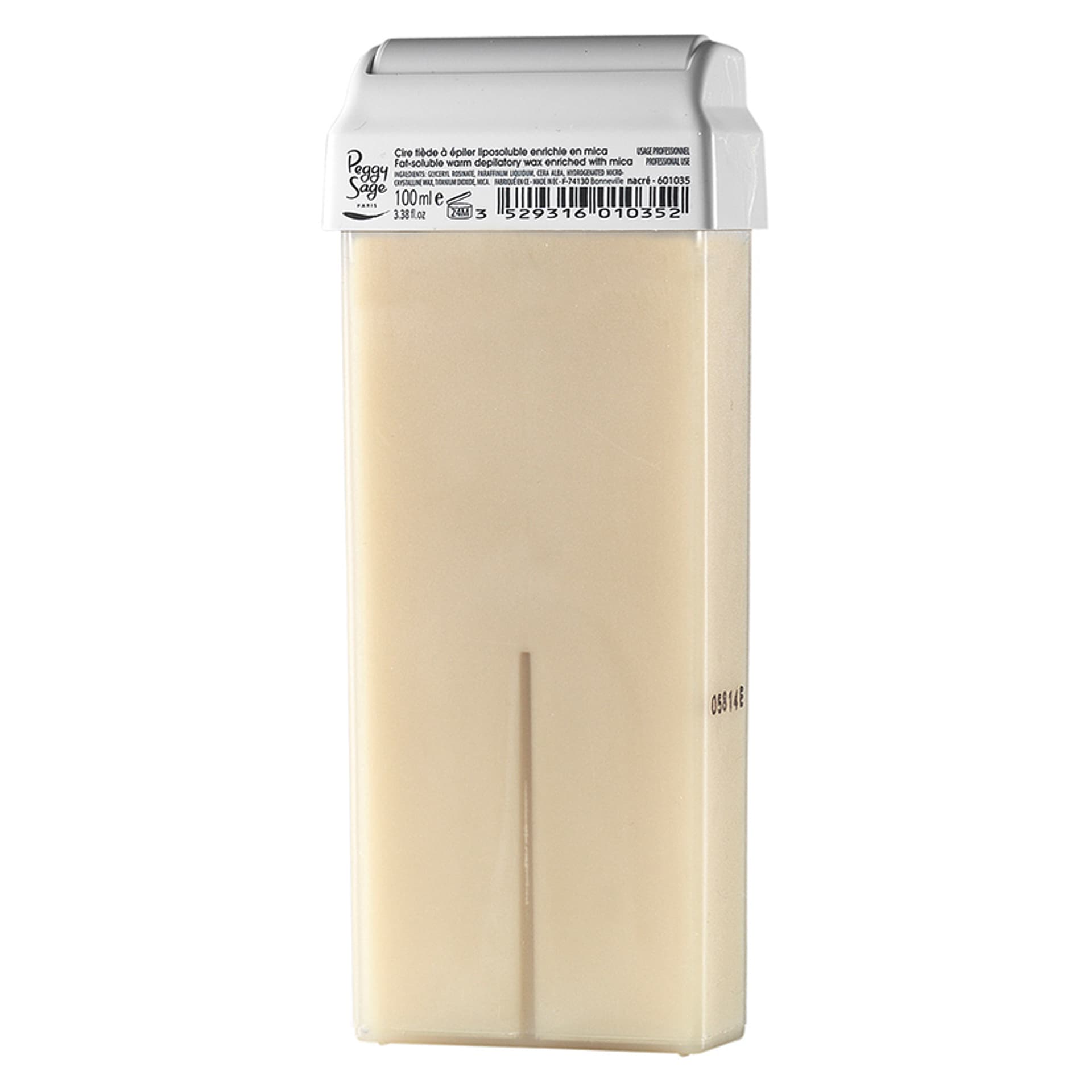 

Peggy Sage Fat-Soluble Warm Depilatory Wax Vert wkład wosku do depilacji ciała Perłowy 100ml
