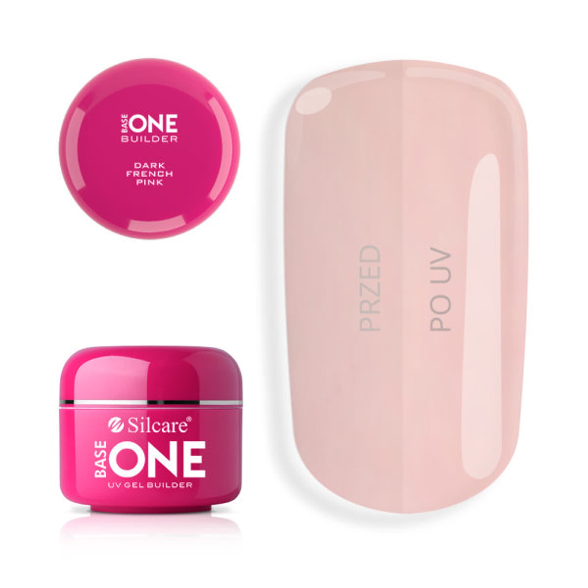 

SILCARE Gel Base budujący żel do paznokci One Dark French Pink 30g