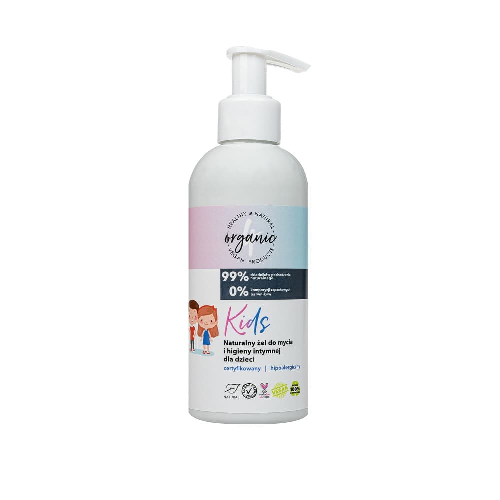 

4organic Kids naturalny żel do mycia i higieny intymnej dla dzieci 200ml