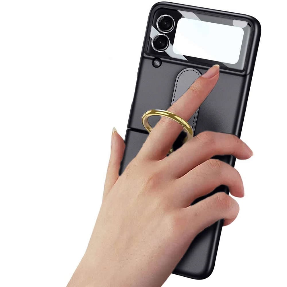 

Etui Alogy Flip Slim Ring Case z uchwytem do Samsung Galaxy Z Flip 4 5G Black