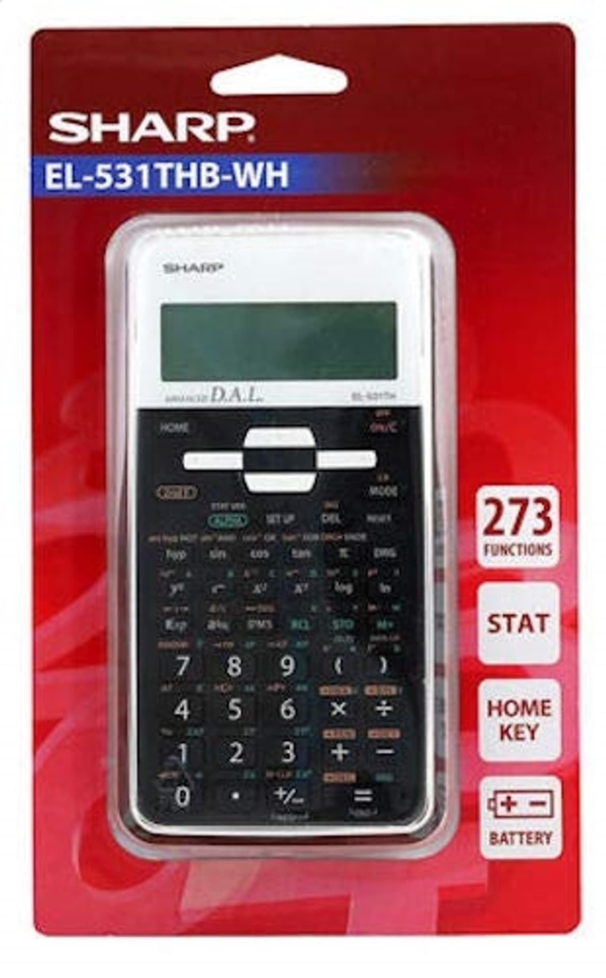 

SHARP CALCULATOR SCIENTIFIC BLISTER WHITE EL531THBWH