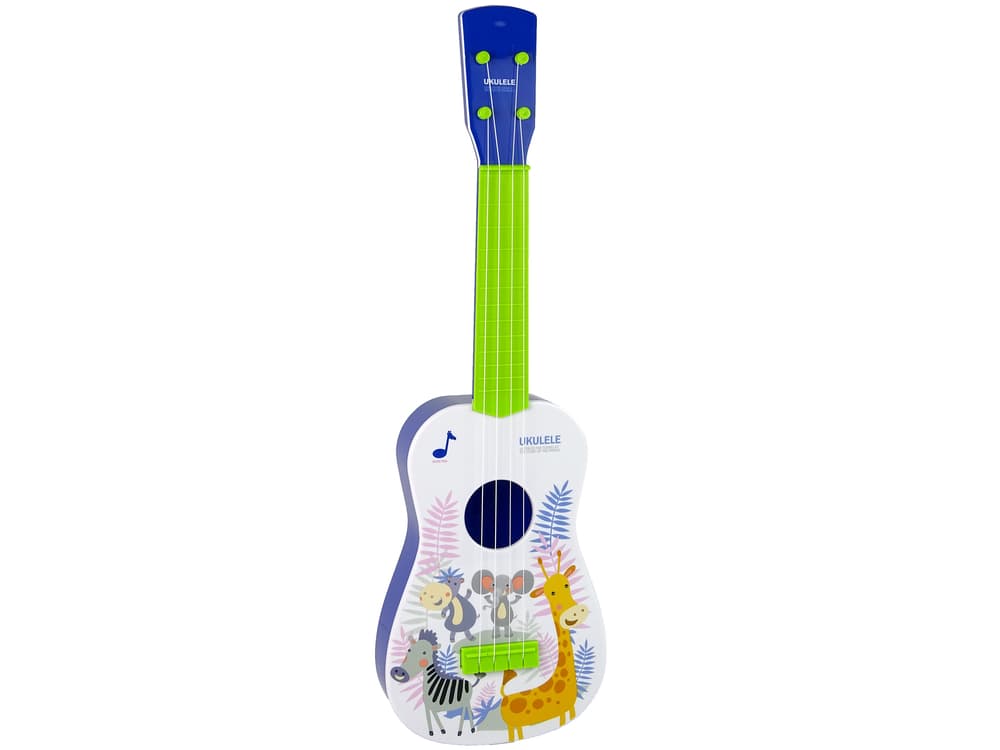 

Gitara Ukulele Dla Dzieci Niebieska Zwierzęta Żyrafa Zebra