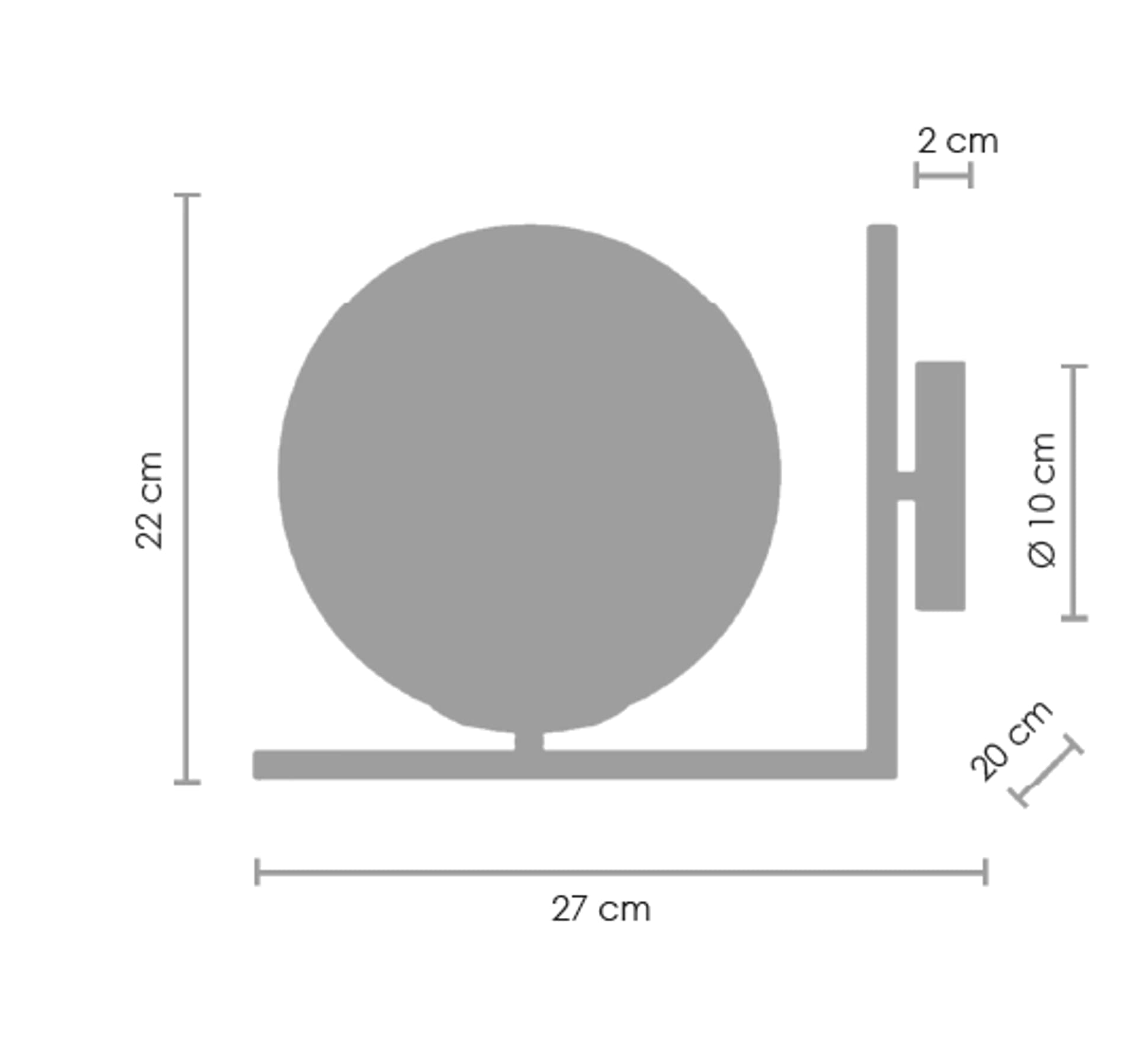 

Lampa ścienna SOLARIS czarna 22 cm (Kolor Czarny)