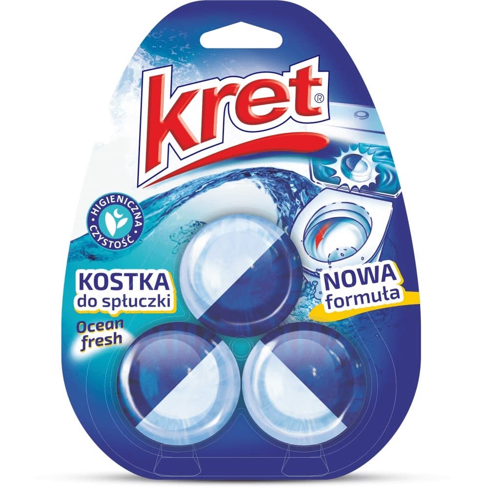 

Kret Kostka do spłuczki Ocean Fresh 3x50g