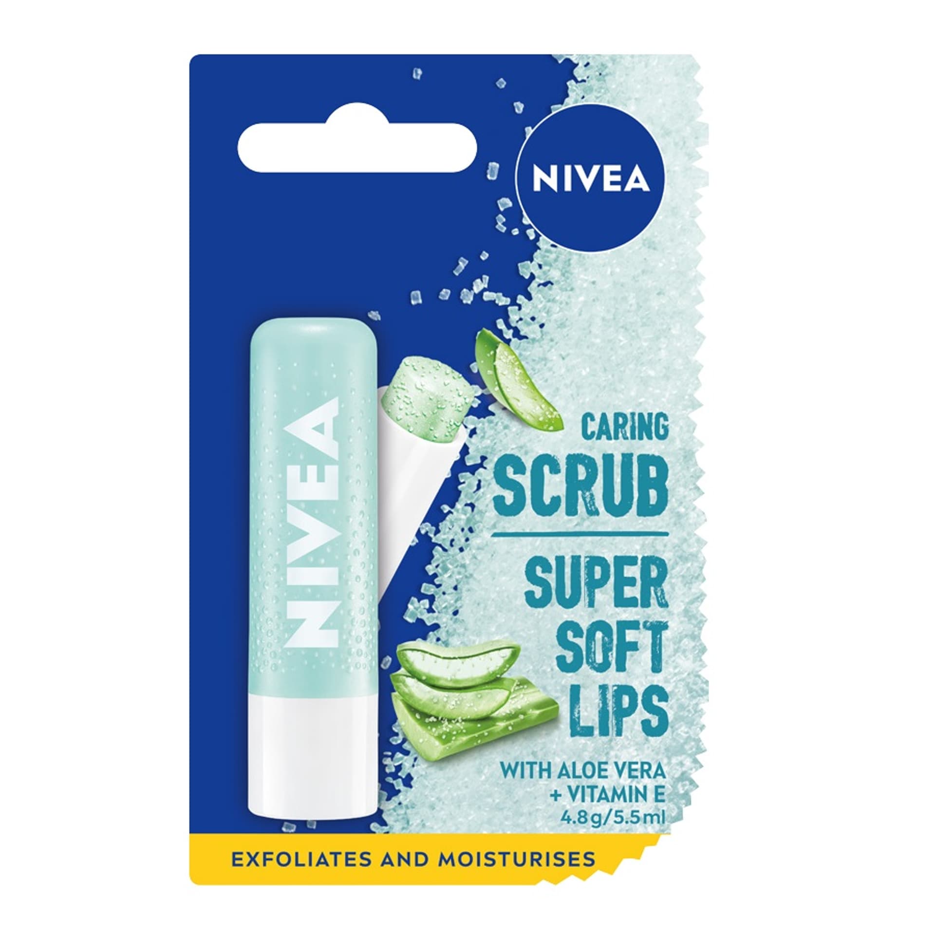 

Nivea Lip Care Pielęgnujący Peeling do ust Aloe Vera 4.8g