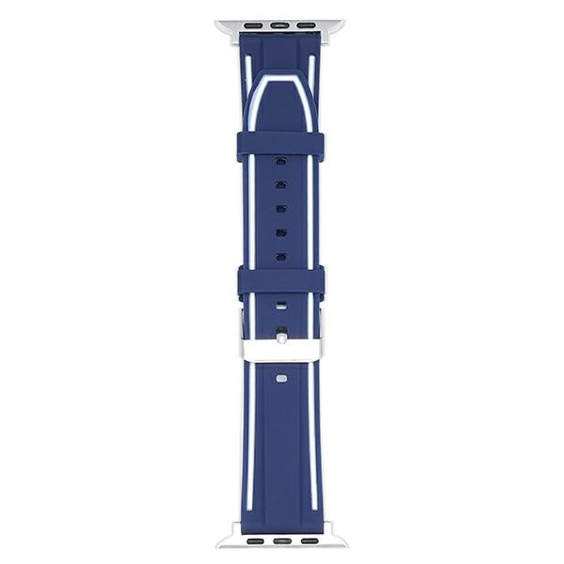 

Beline pasek Apple Watch Solid Silicone 38/40/41mm granatowo-biały navy/white