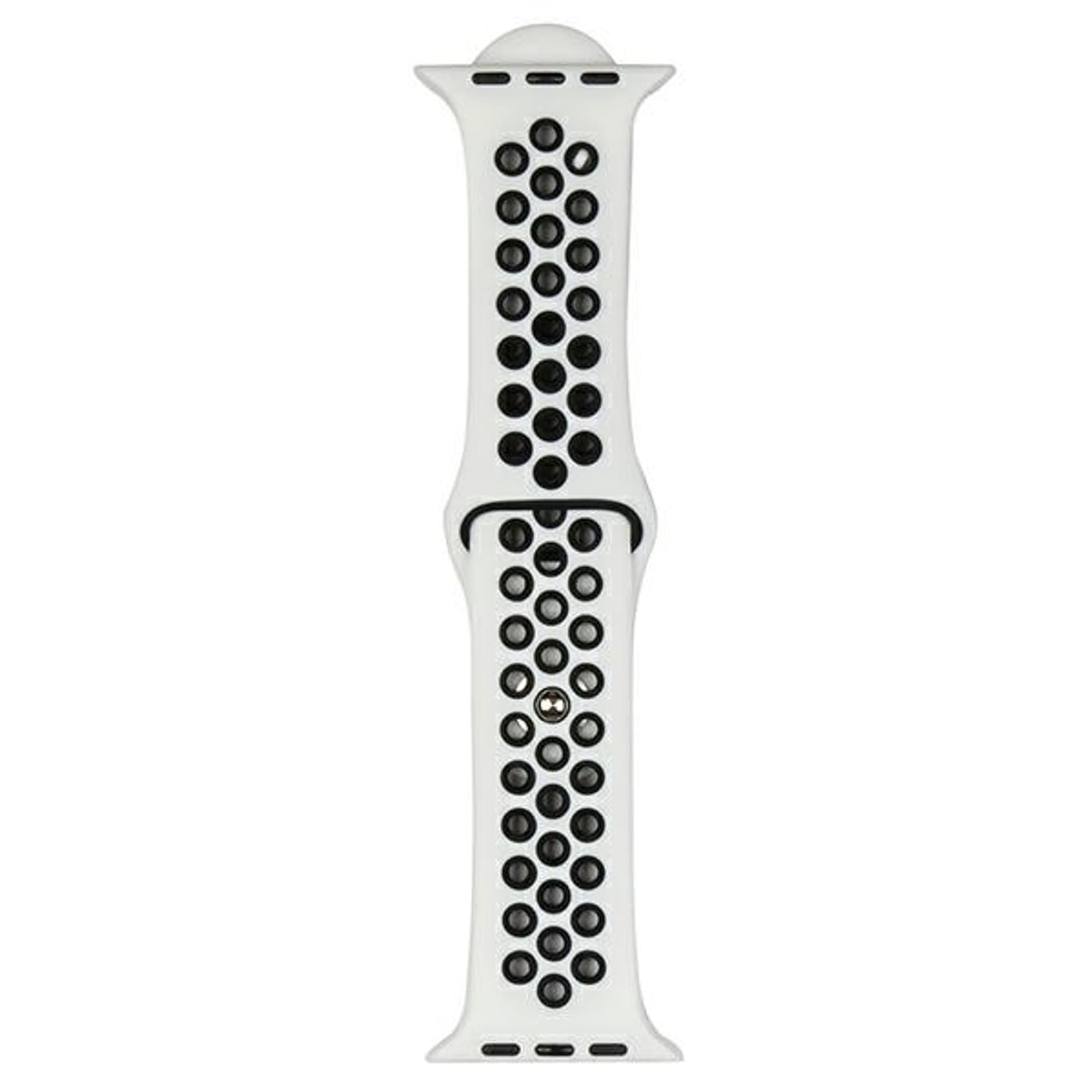 

Beline pasek Apple Watch Sport Silicone 38/40/41mm biało-czarny white/black