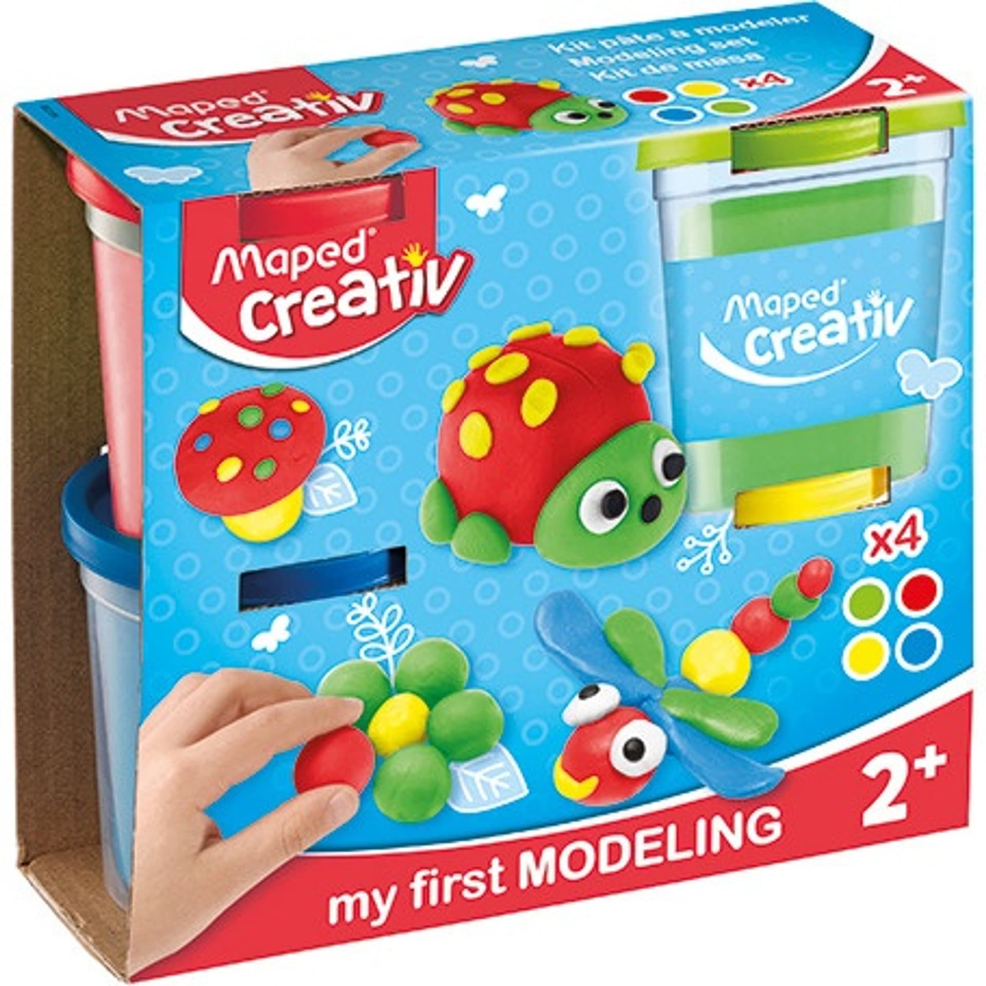 

Zestaw masa plastyczna 4x120g 907200 CREATIV MAPED