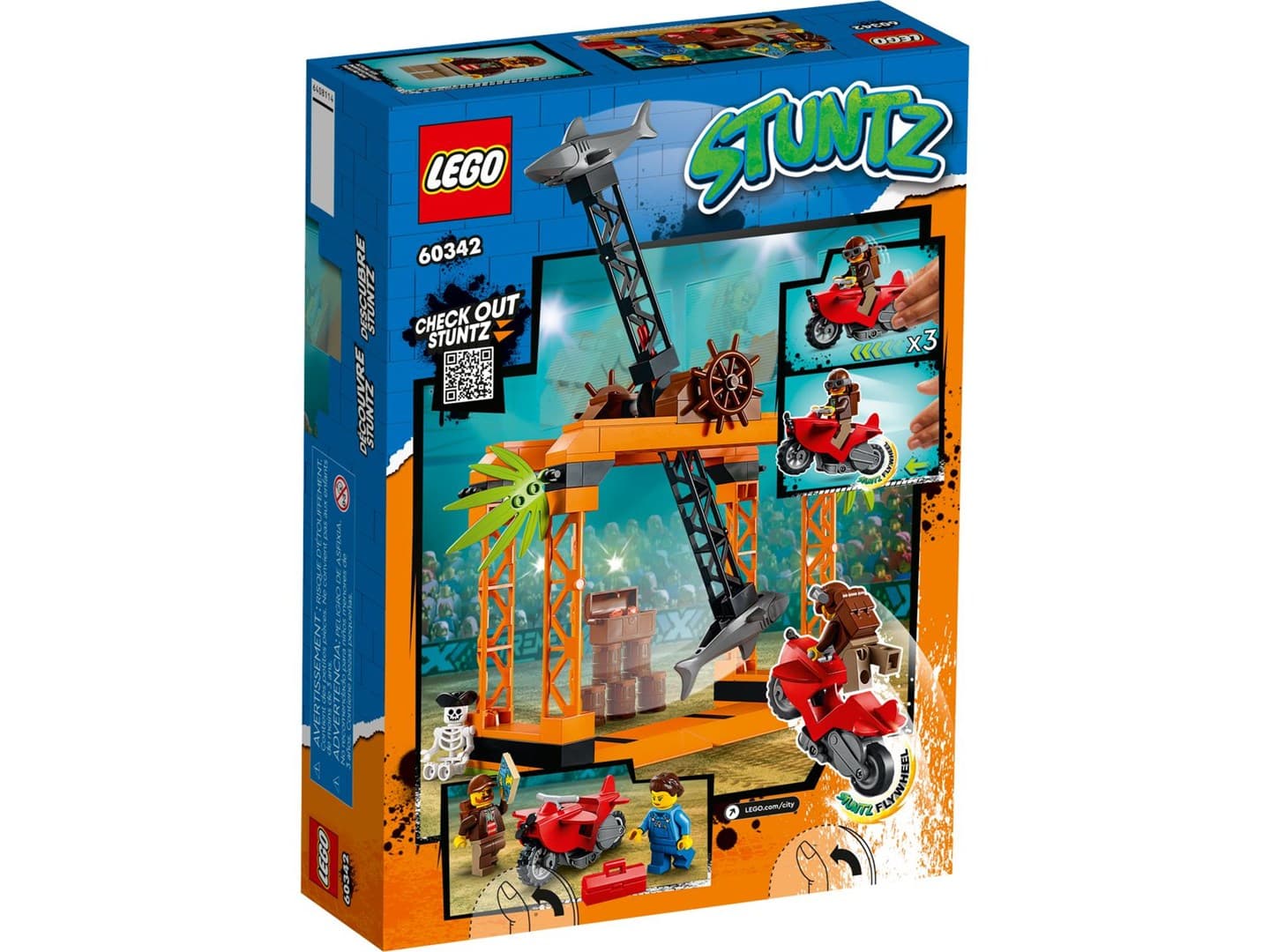 

LEGO City 60342 Wyzwanie kaskaderskie: atak rekina