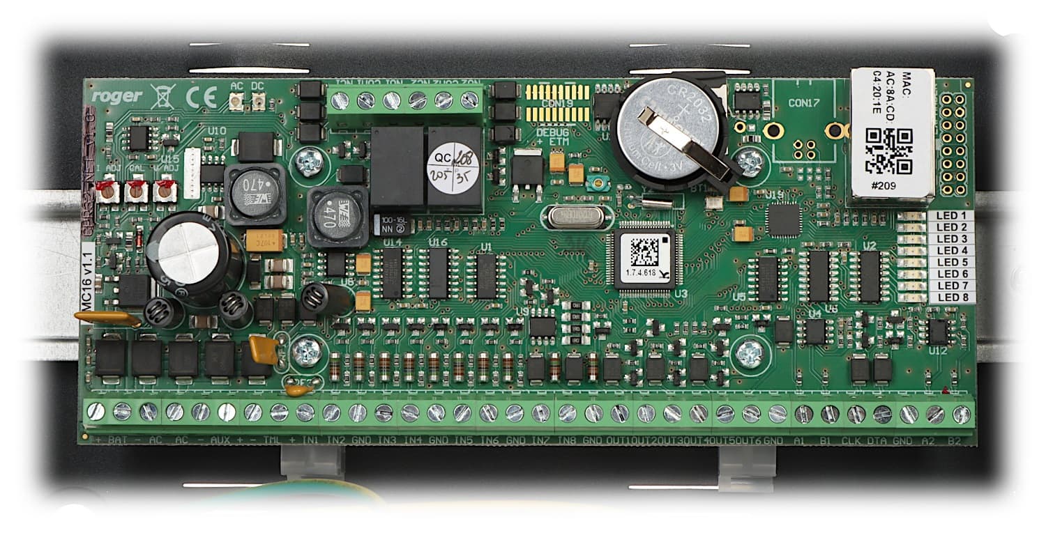 

KONTROLER DOSTĘPU MC16-PAC-ST-1-KIT ROGER