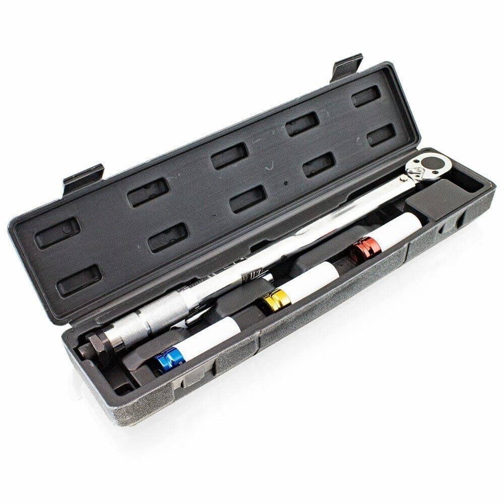 

Klucz Dynamometryczny Udarowy 1/2" z Nasadami 28-210 Nm Nasadki