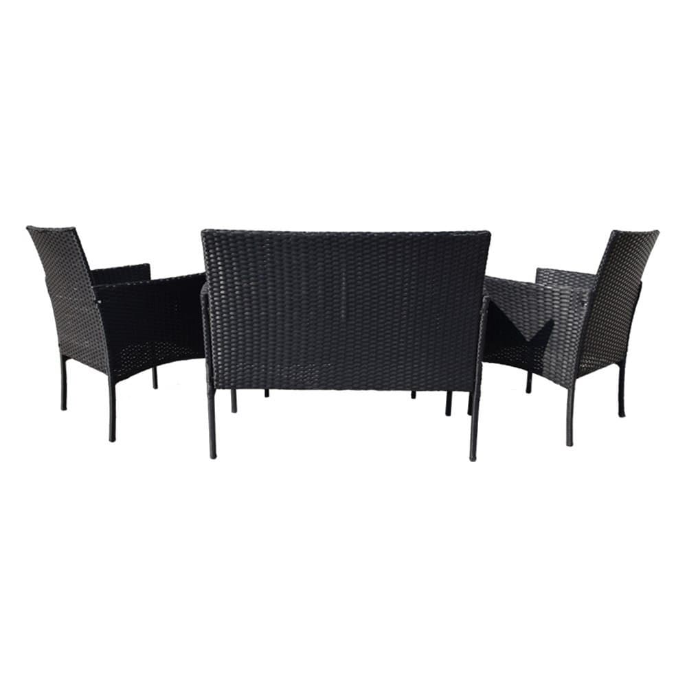 

Komplet Mebli ogrodowych 4 osoby Technorattan Sofa z krzesłami i stolik