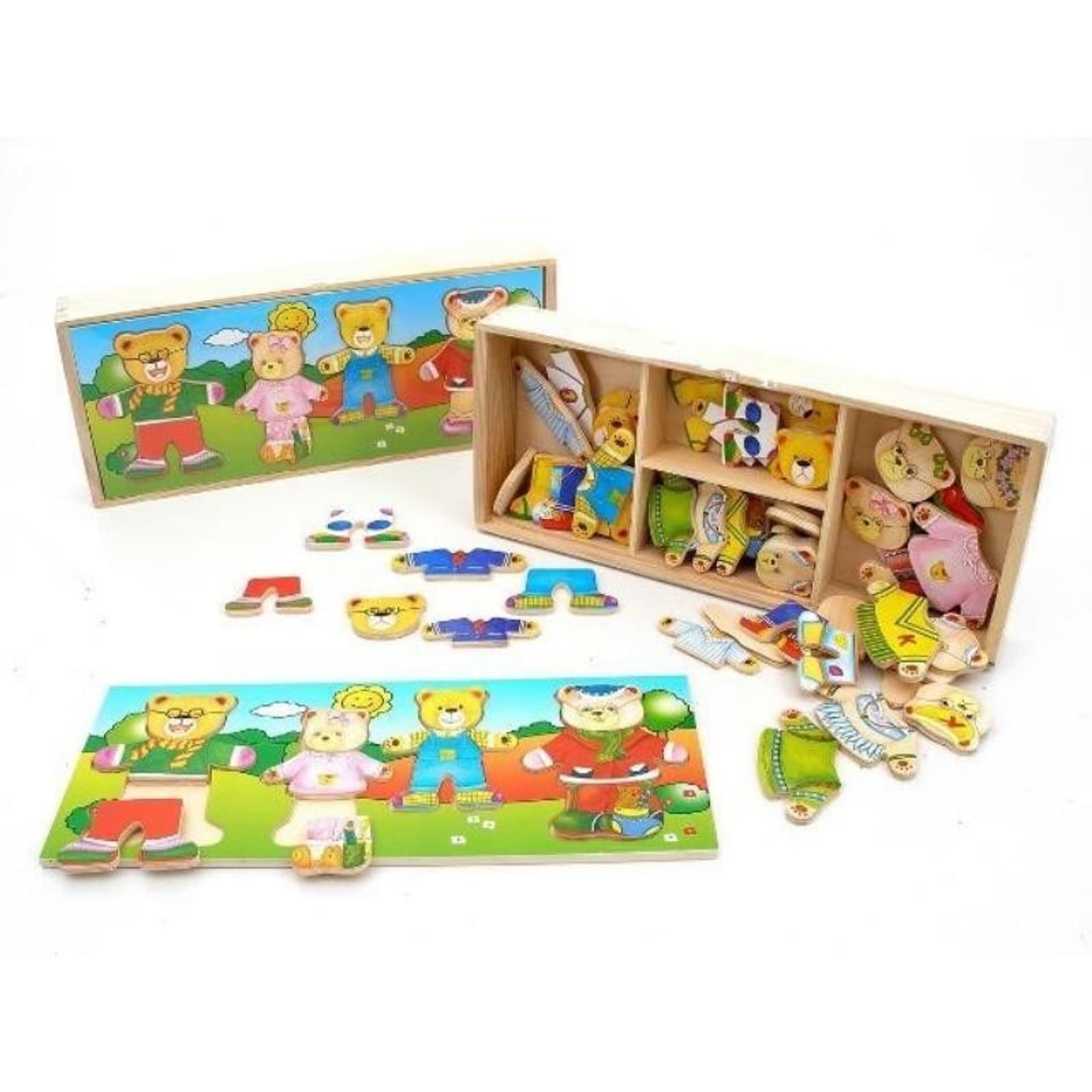 

PUZZLE DREWNIANE RODZINKA MISI