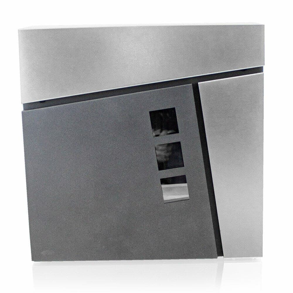 

Skrzynka inox pocztowa na listy z gazetnikiem 37x37cm duża