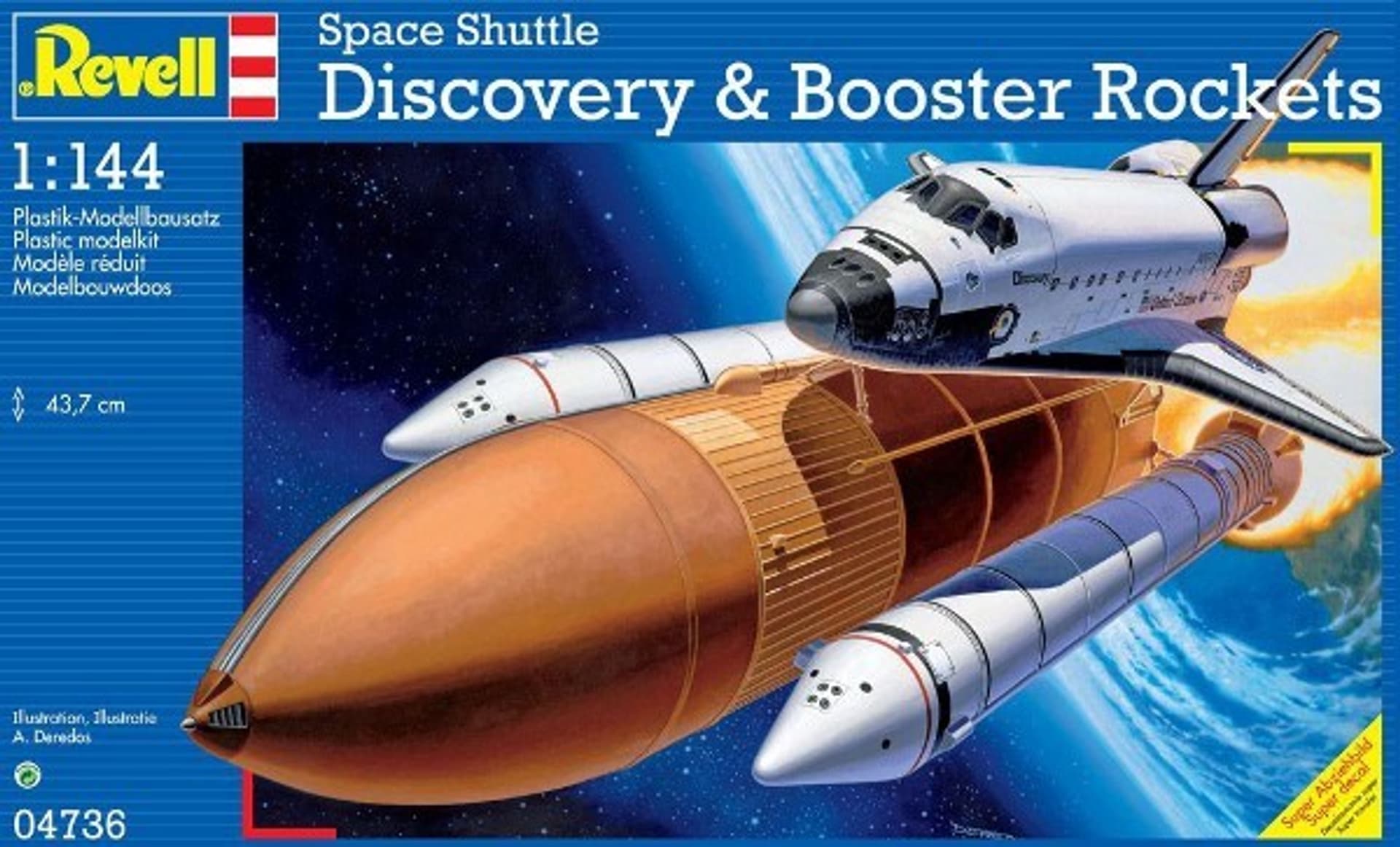 

Space Shuttle Discovery & Booster Rockets
