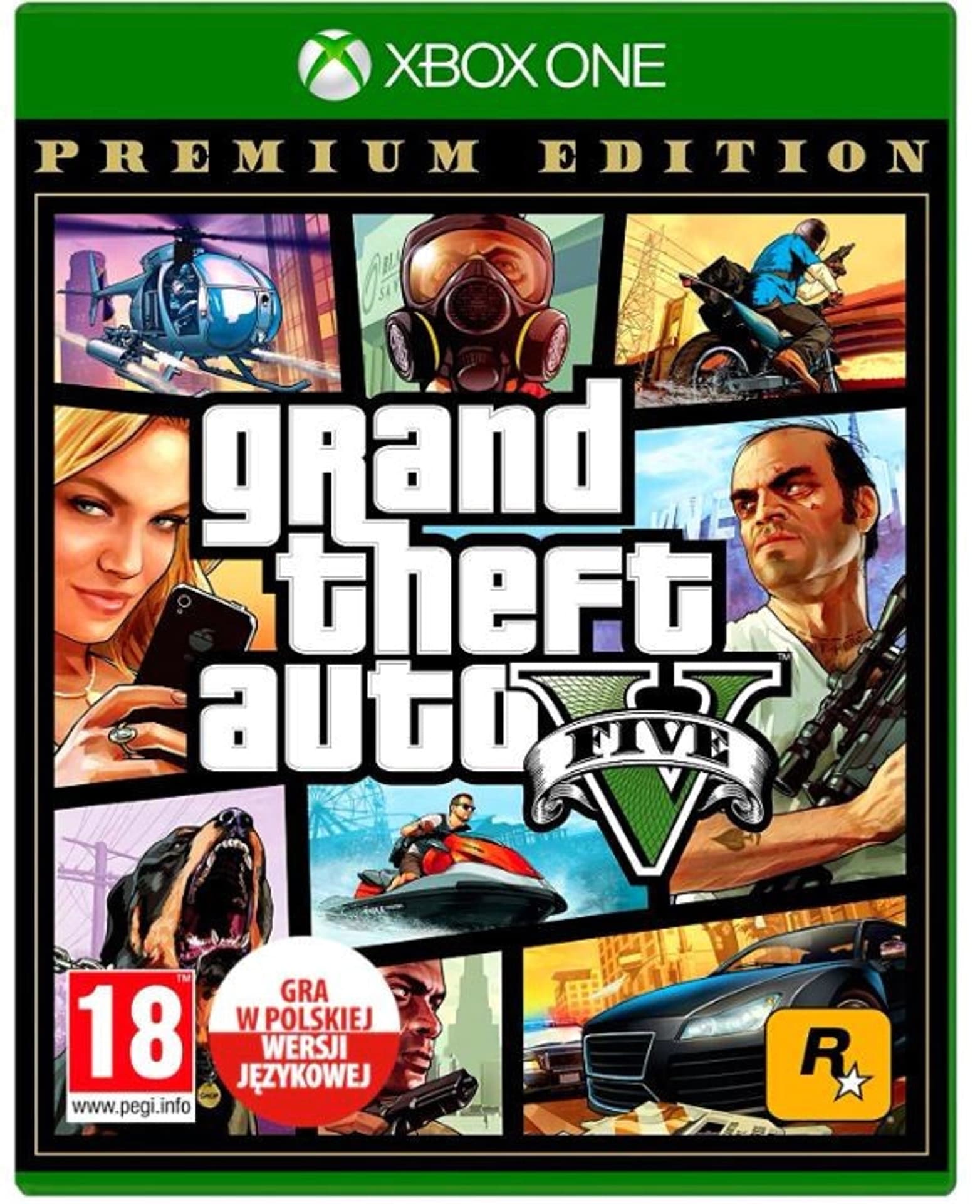 

Gra XOne Grand Theft Auto V Premium Ed. PL