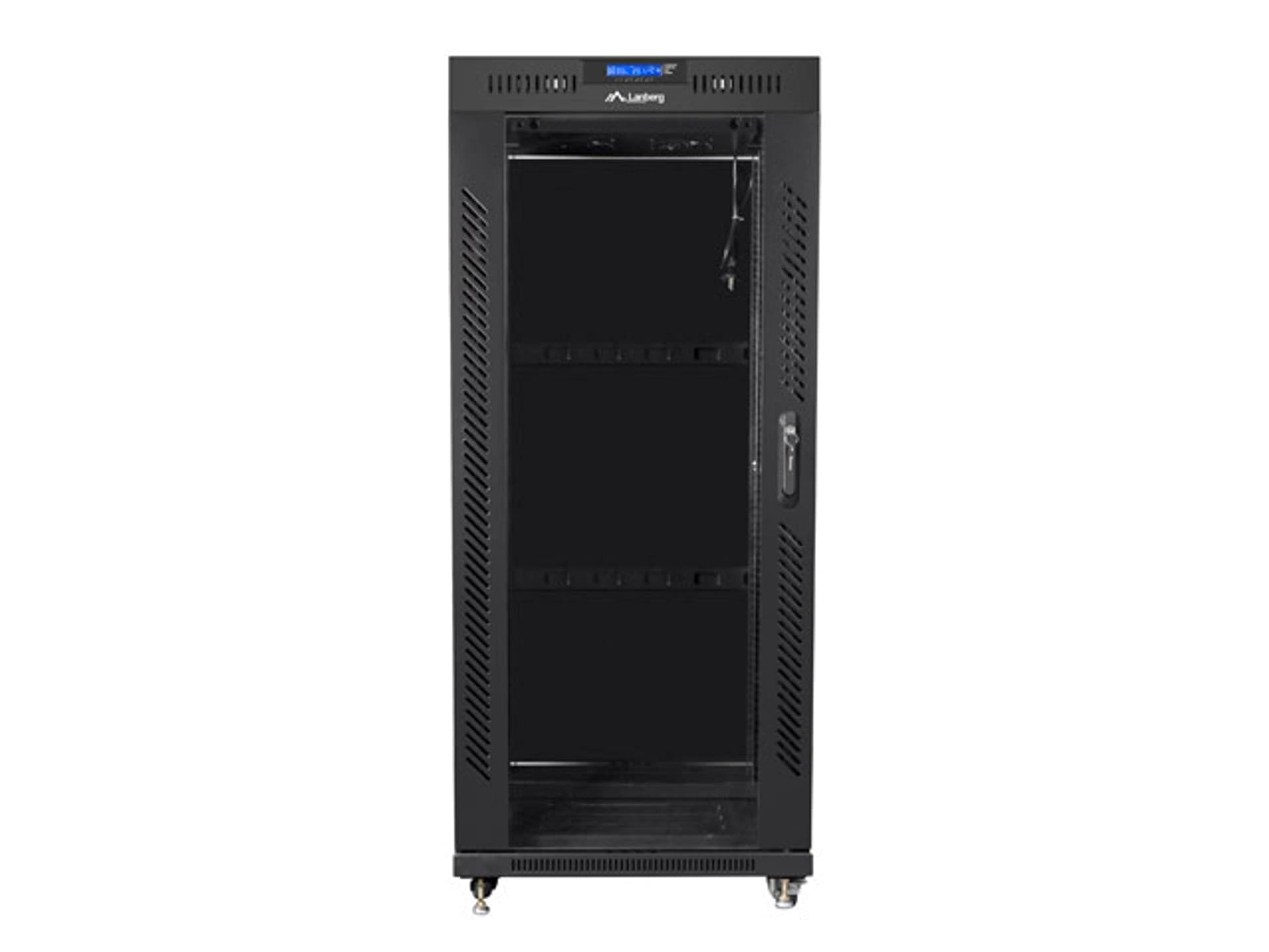

SZAFA INSTALACYJNA RACK STOJĄCA 19" 27U 600X600 CZARNA DRZWI SZKLANE LCD LANBERG (FLAT PACK)