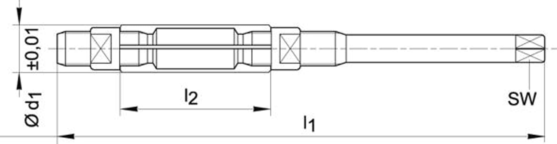 

Rozwiertak nastawny HSS, 8-9mm BECK