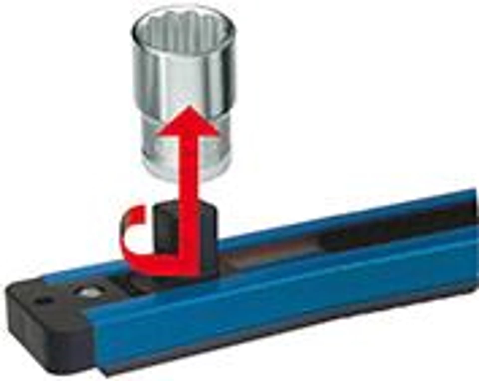 

Listwa magnetyczna wtykowa 1/2″ 580mm, na nasadki z gniazdami z 4-katem GEDORE