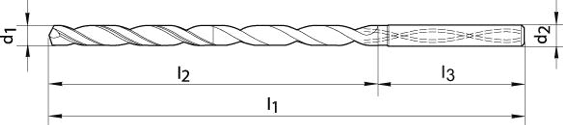 

Wiertlo do gl.otworow WN,pelnoweg.,TiALN,chwyt HA,chlodzenie wewn.,14,0mm GÜHRING